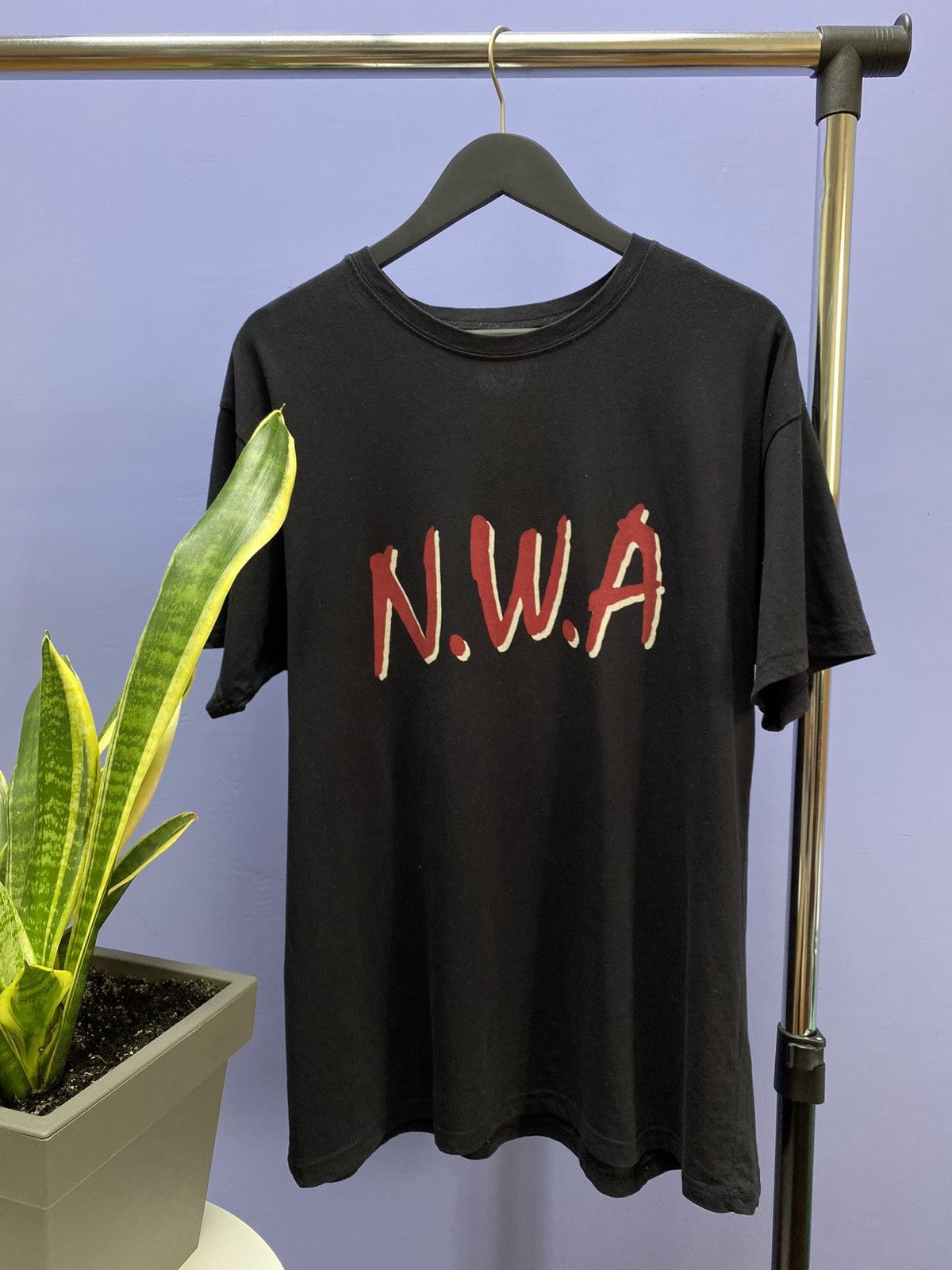 Rap Tees NWA Big Logo T Shirt Size US L / EU 52-54 / 3 - 1 Thumbnail