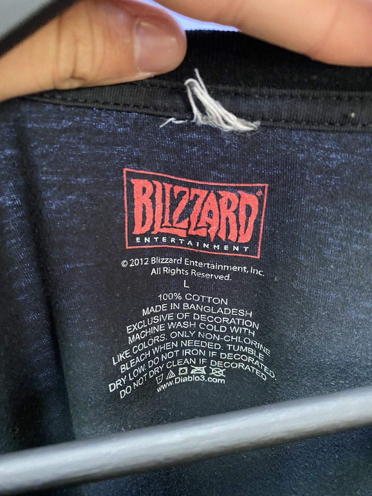 Playstation Diablo 3 Blizzard Entertainment Game T Shirt Size US L / EU 52-54 / 3 - 11 Thumbnail