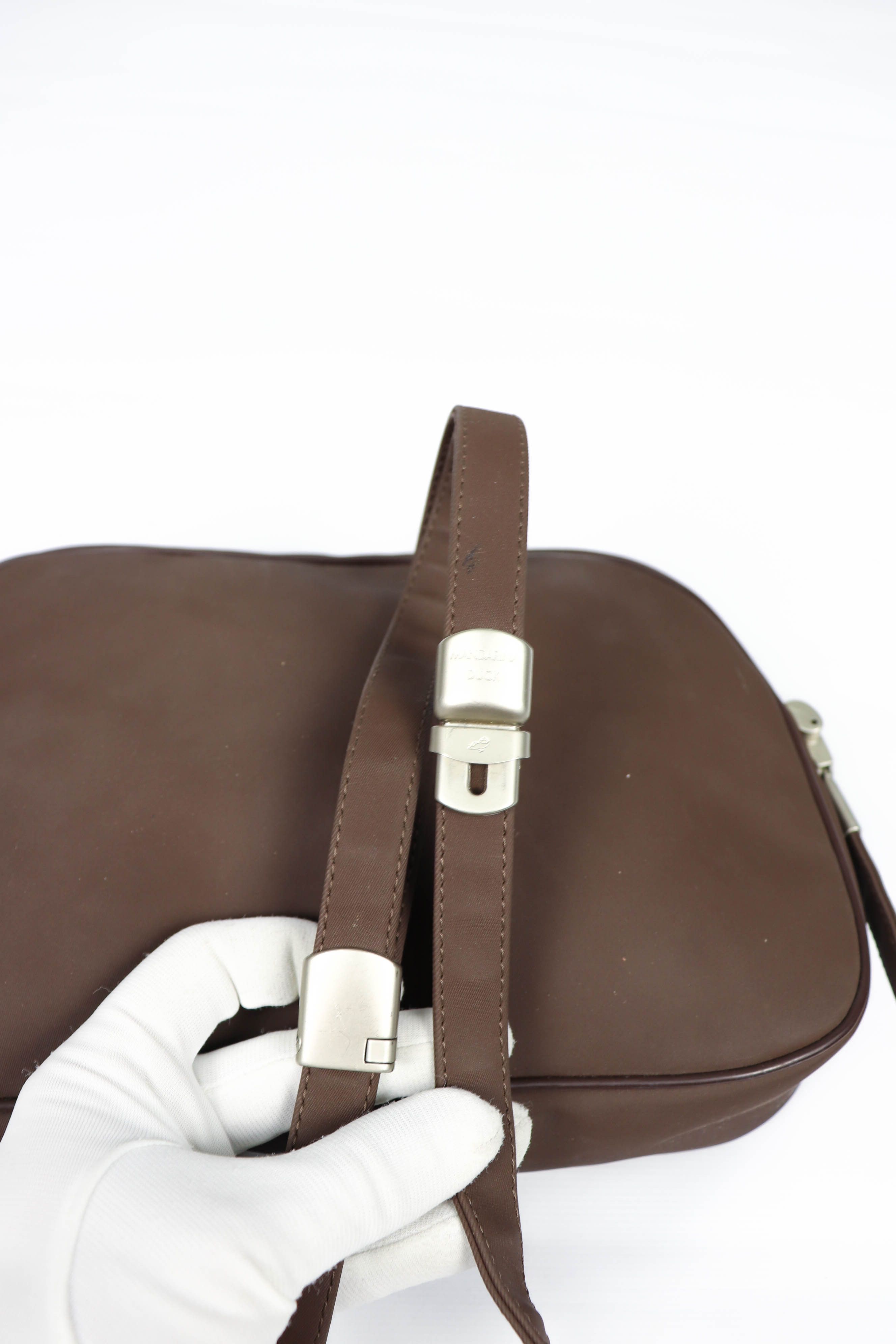 Mandarina Duck Mandarina Duck Vintage Brown PVC Shoulder Crossbody Bag Size ONE SIZE - 13 Thumbnail