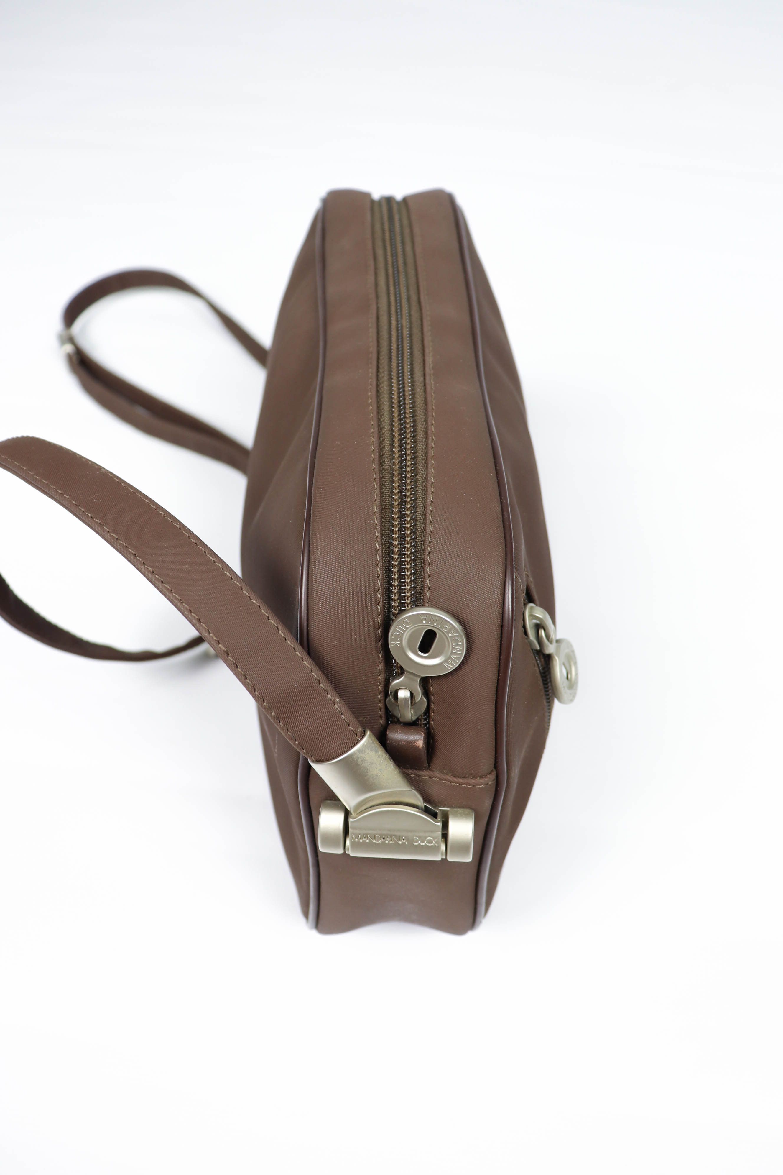 Mandarina Duck Mandarina Duck Vintage Brown PVC Shoulder Crossbody Bag Size ONE SIZE - 12 Thumbnail