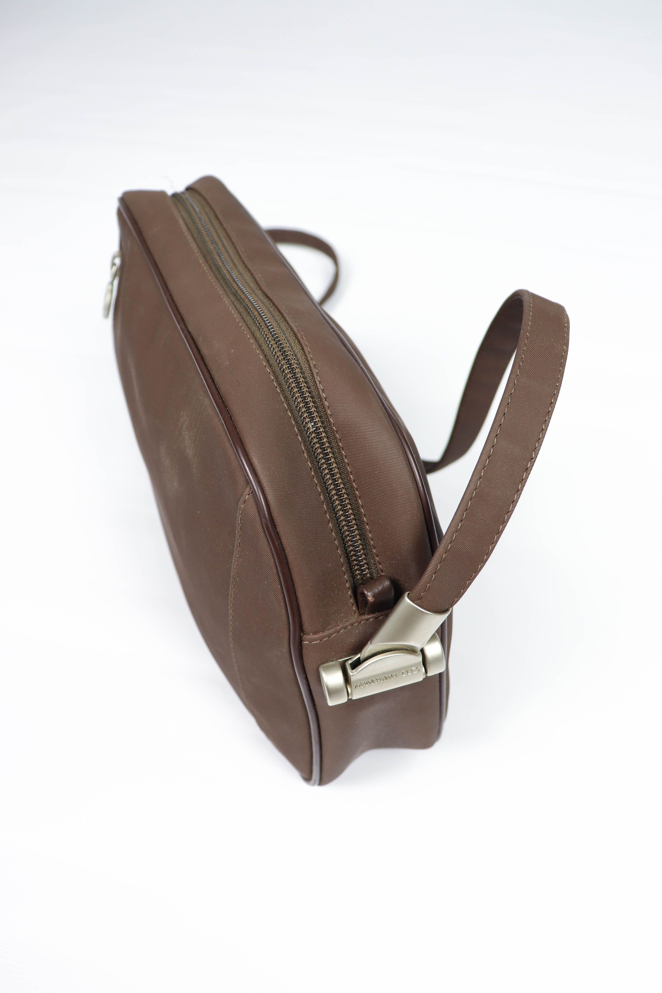 Mandarina Duck Mandarina Duck Vintage Brown PVC Shoulder Crossbody Bag Size ONE SIZE - 3 Thumbnail