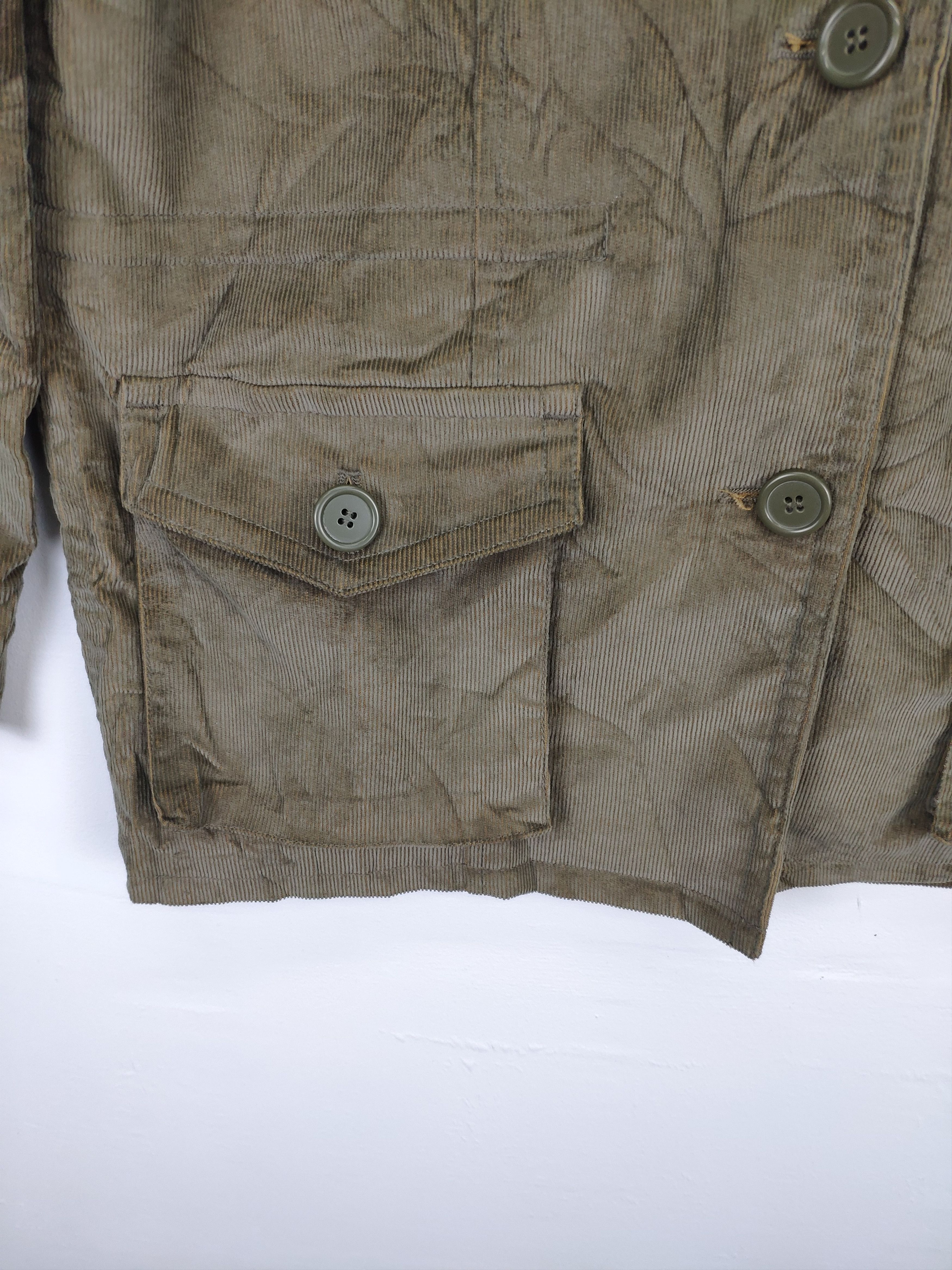 Vintage Vintage Corduroy Jacket Button Up Travis Scott Style Size US M / EU 48-50 / 2 - 7 Thumbnail