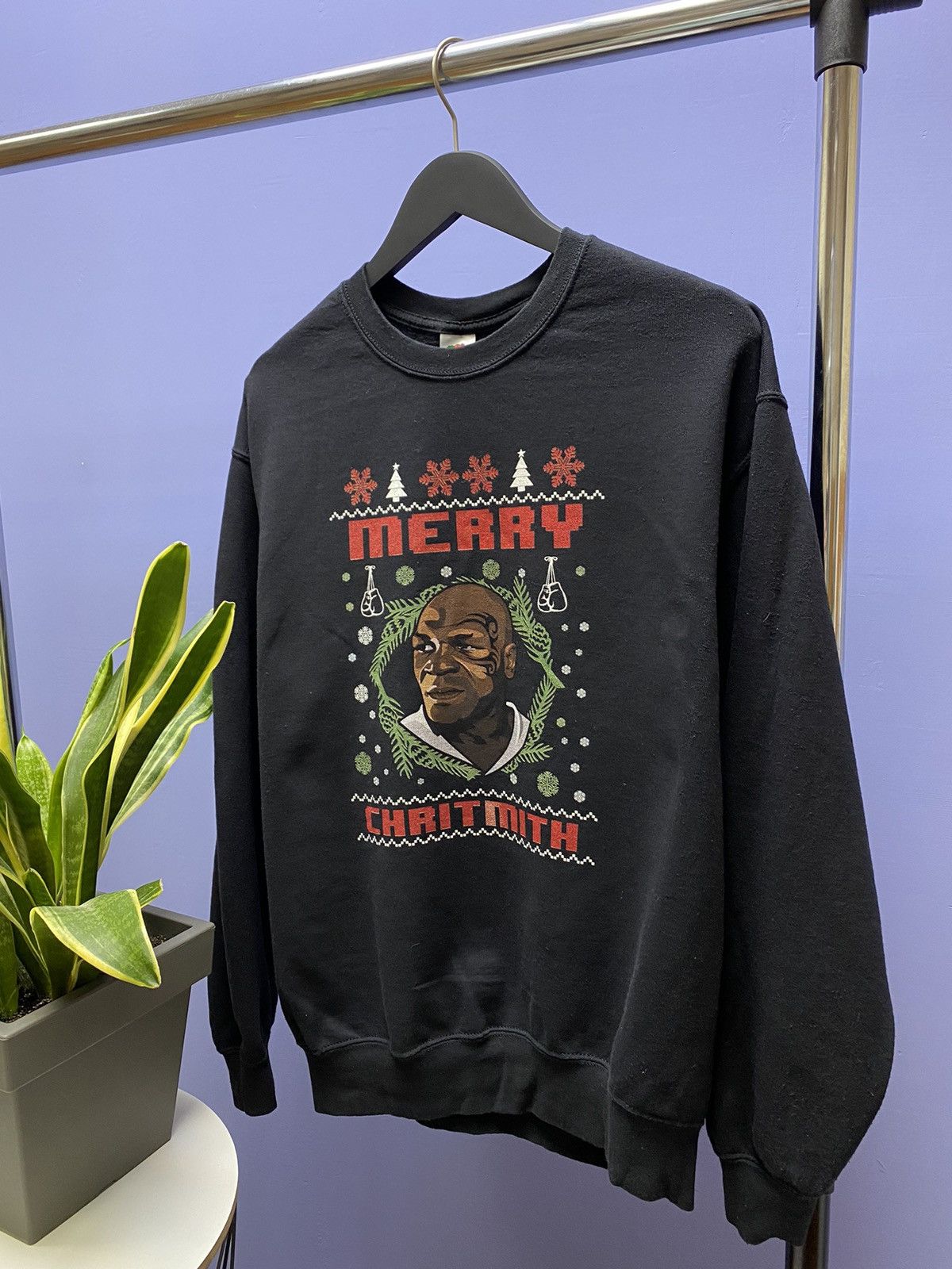 Other Michael Tyson Merry Chritmith Christmas Funny Sweatshirt Size US L / EU 52-54 / 3 - 3 Thumbnail
