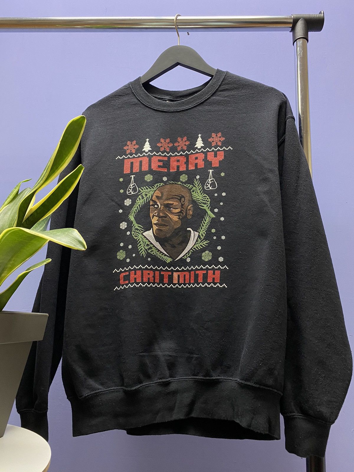 Other Michael Tyson Merry Chritmith Christmas Funny Sweatshirt Size US L / EU 52-54 / 3 - 2 Thumbnail