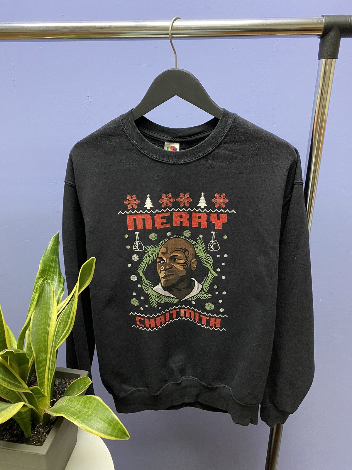 Other Michael Tyson Merry Chritmith Christmas Funny Sweatshirt Size US L / EU 52-54 / 3 - 5 Thumbnail