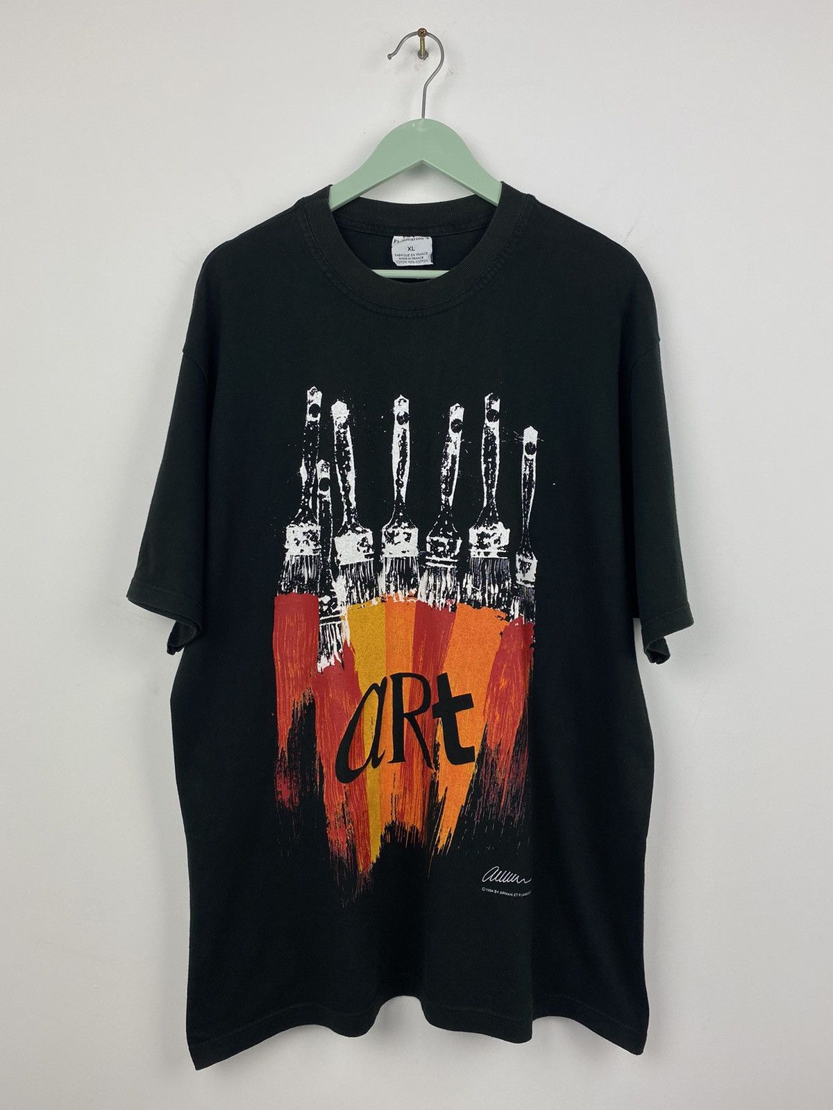 Vintage Vintage Arman Et Flammarion 4 Art 1994 T Shirt Cocteau Size US XL / EU 56 / 4 - 1 Thumbnail