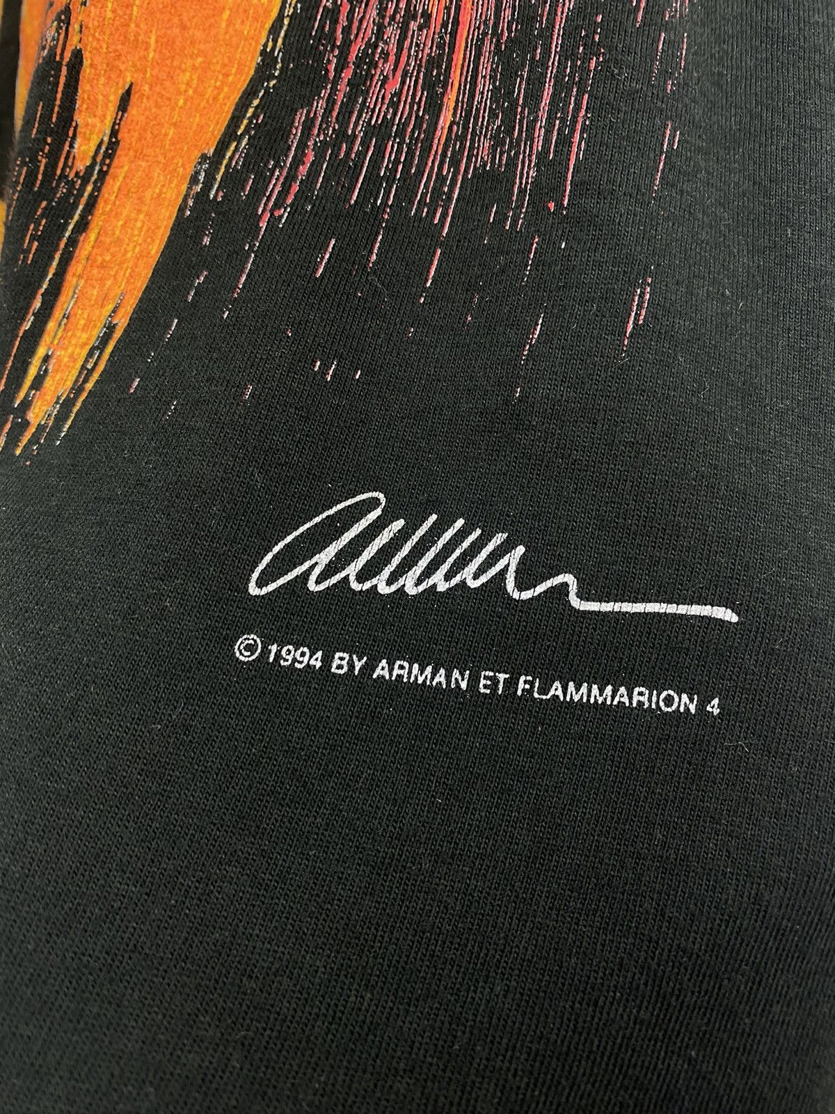 Vintage Vintage Arman Et Flammarion 4 Art 1994 T Shirt Cocteau Size US XL / EU 56 / 4 - 3 Thumbnail