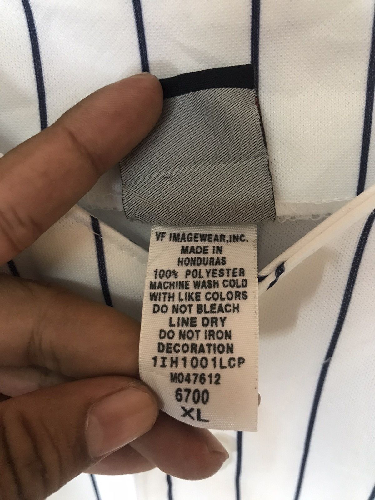 MLB × Majestic × New York Yankees ‼️WHITE PINSTRIPE NEW YORK YANKESS GARDNER 11 MLB JERSEY‼️ Size US XL / EU 56 / 4 - 7 Thumbnail