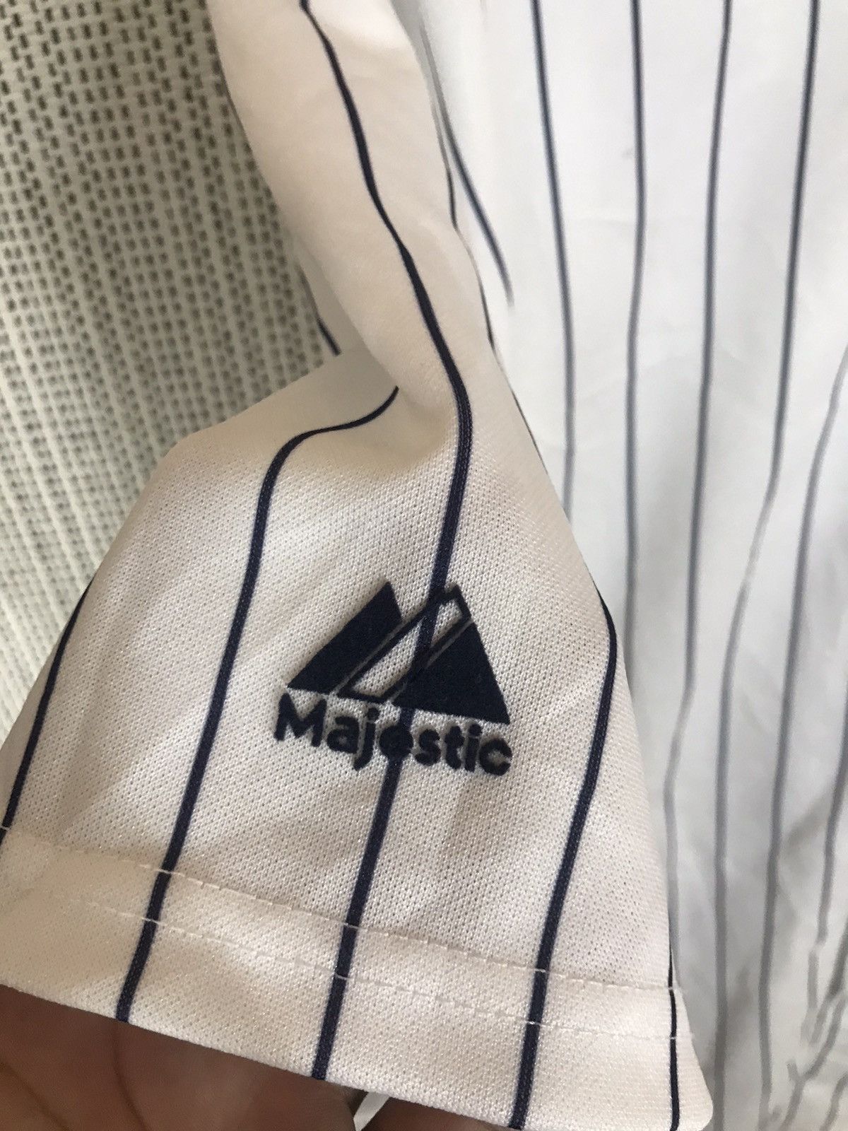 MLB × Majestic × New York Yankees ‼️WHITE PINSTRIPE NEW YORK YANKESS GARDNER 11 MLB JERSEY‼️ Size US XL / EU 56 / 4 - 5 Thumbnail