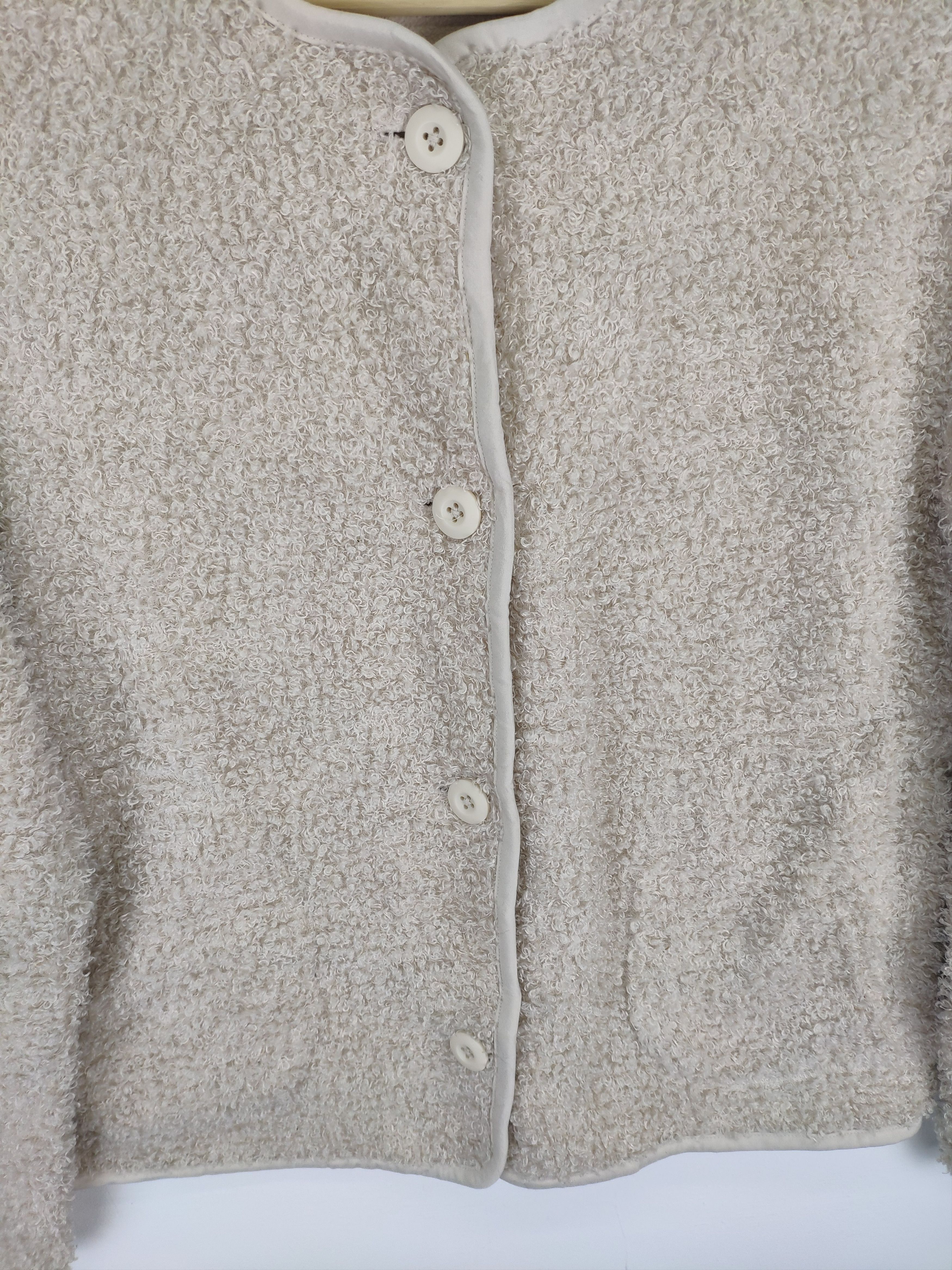 Japanese Brand × Uniqlo Uniqlo Cropped Deep Pile Cardigan Fleece Size US M / EU 48-50 / 2 - 10 Thumbnail
