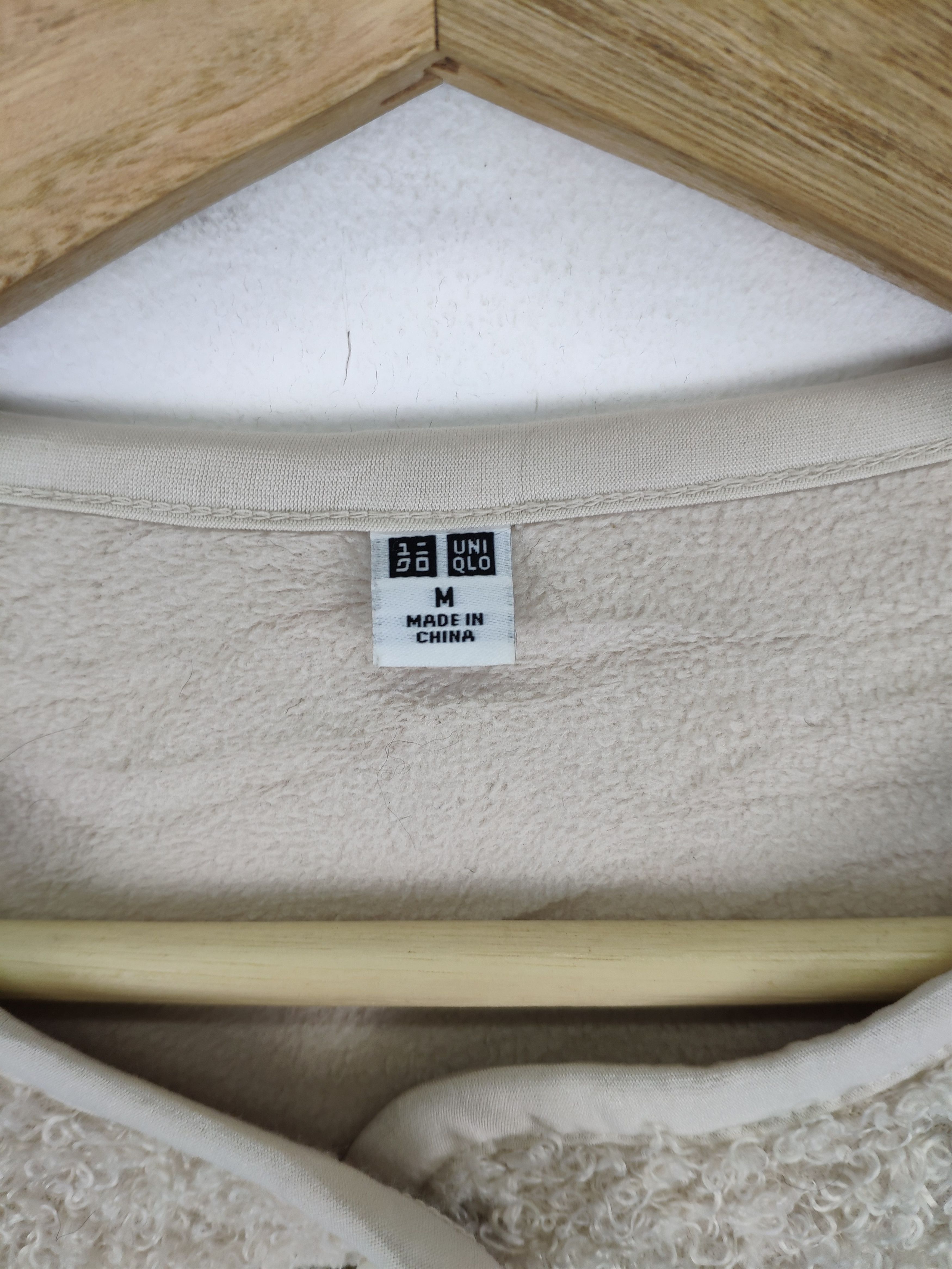 Japanese Brand × Uniqlo Uniqlo Cropped Deep Pile Cardigan Fleece Size US M / EU 48-50 / 2 - 3 Thumbnail