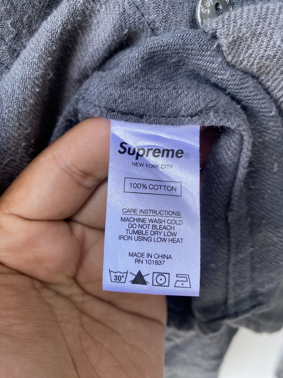 Supreme SUPREME TARTAN FLANNEL WITH HOODIE STYLE SINGLE POCKET Size US M / EU 48-50 / 2 - 6 Thumbnail