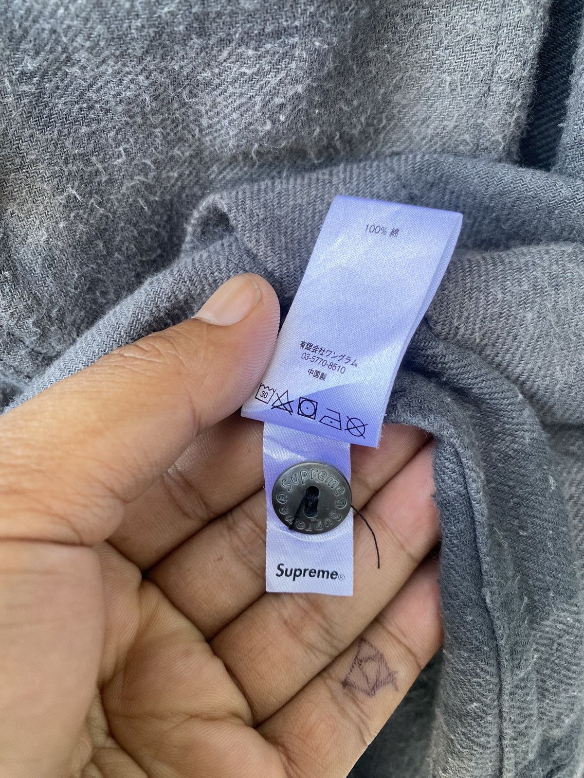 Supreme SUPREME TARTAN FLANNEL WITH HOODIE STYLE SINGLE POCKET Size US M / EU 48-50 / 2 - 7 Thumbnail