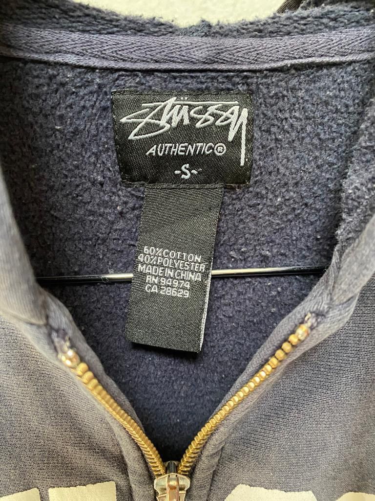 Streetwear × Stussy × Vintage Stussy big logo zipper hoodie Streetwear × Stussy × Vintage Stussy big logo zipper hoodie