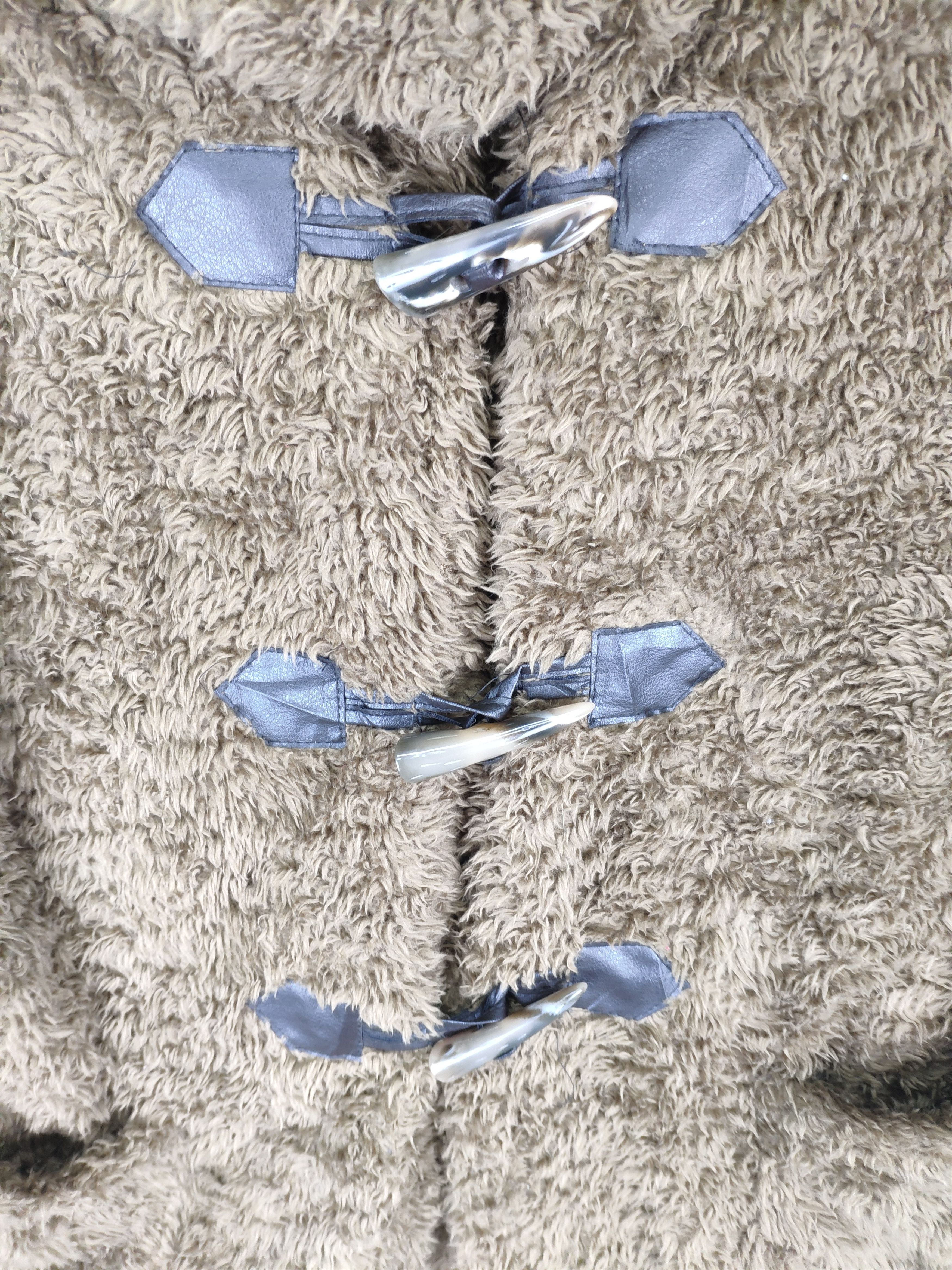 Japanese Brand Coup Sec Bouger Fleece Hoodie Duffle Coat Size S / US 4 / IT 40 - 10 Thumbnail