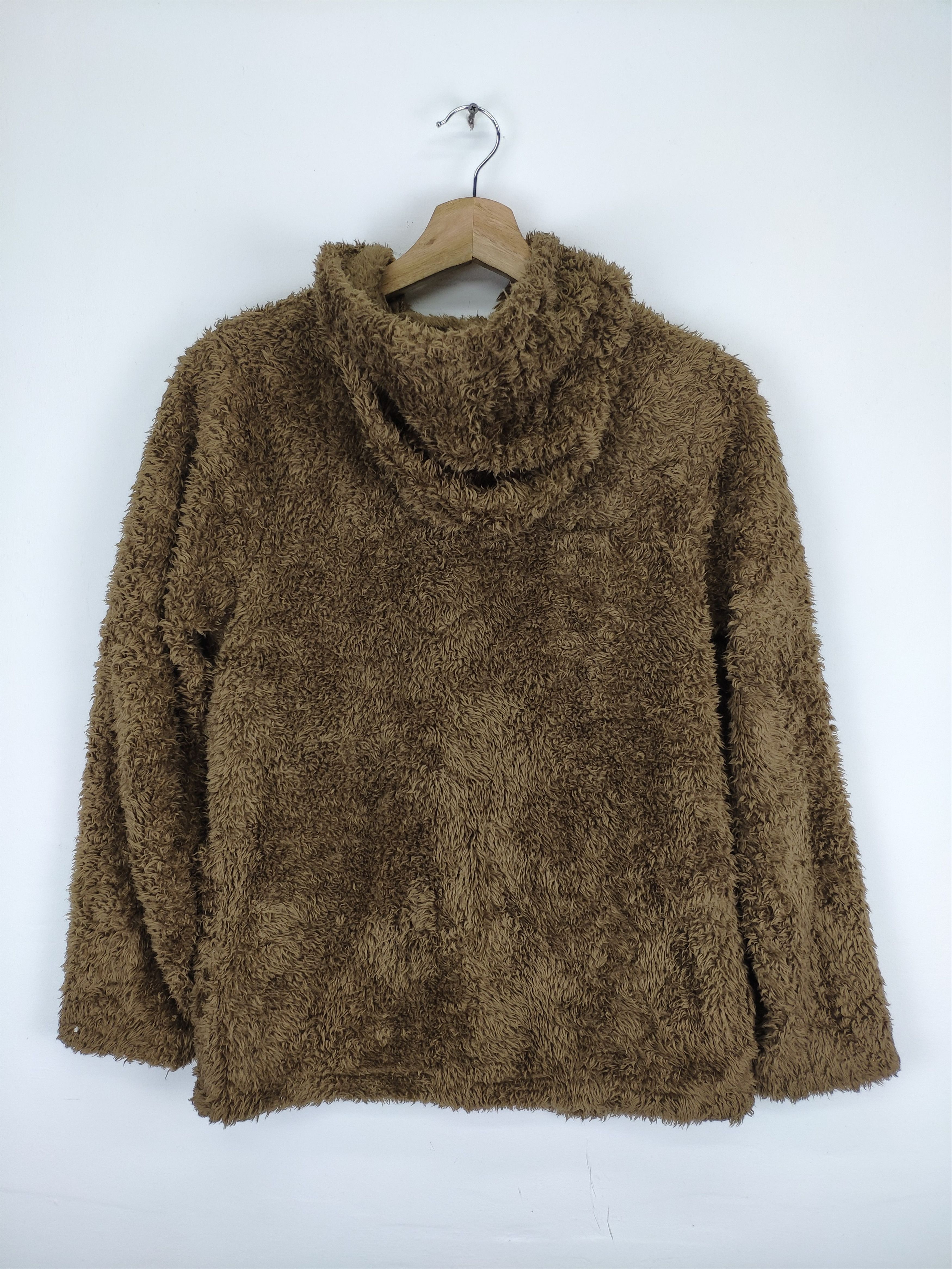 Japanese Brand Coup Sec Bouger Fleece Hoodie Duffle Coat Size S / US 4 / IT 40 - 2 Thumbnail