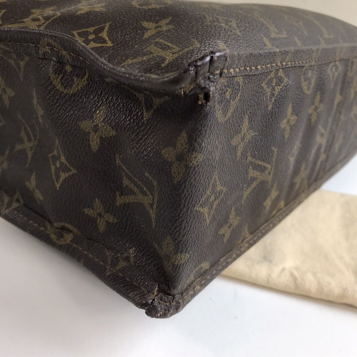 Louis Vuitton AUTHENTIC LOUIS VUITTON MONOGRAM SAC PLAT VINTAGE BAG Size ONE SIZE - 5 Thumbnail