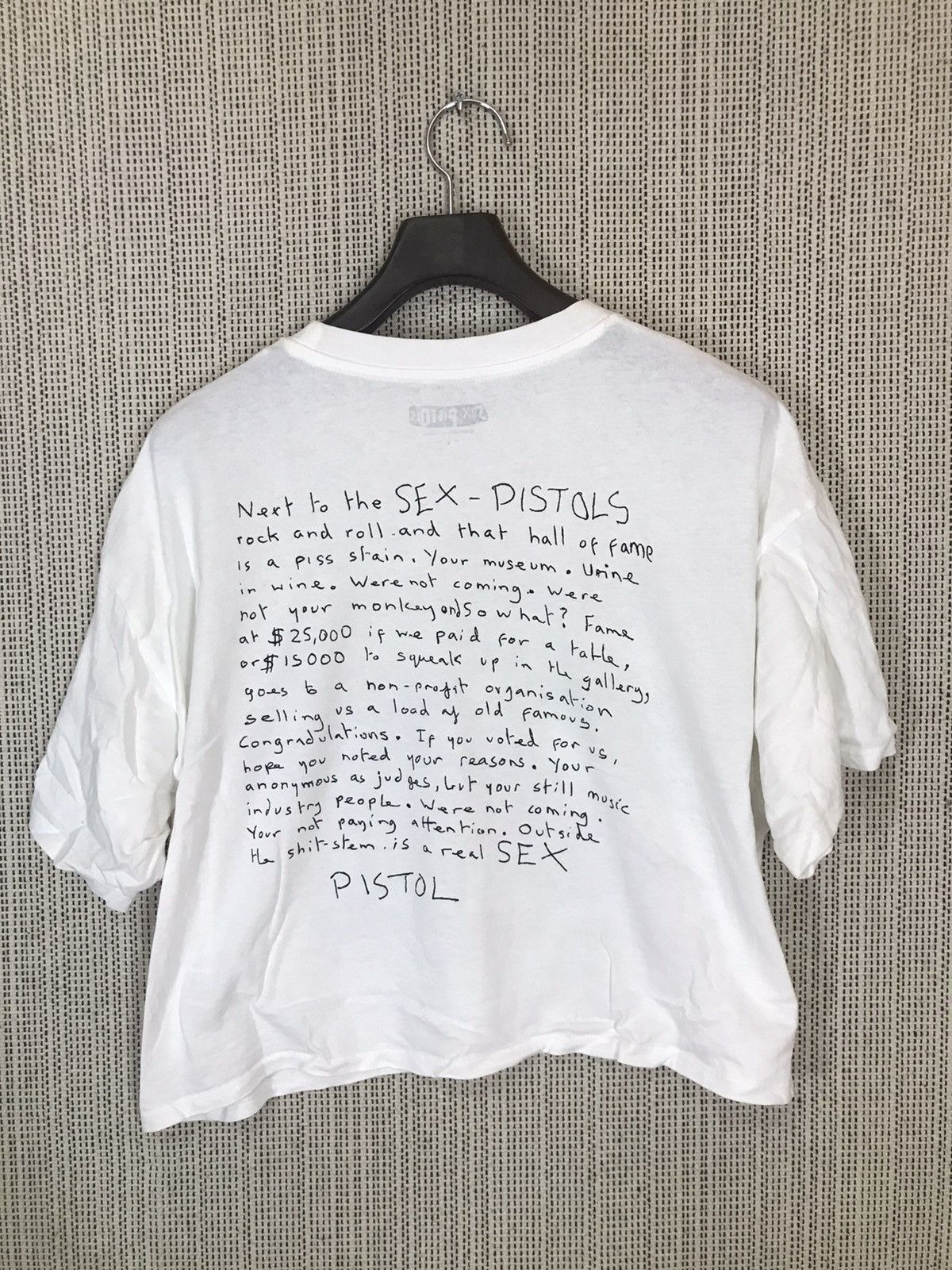 Japanese Brand ‼️SEX PISTOLS 2020 ANARCHY IN THE UK CROP TOP SIZE L‼️ Size L / US 10 / IT 46 - 2 Thumbnail