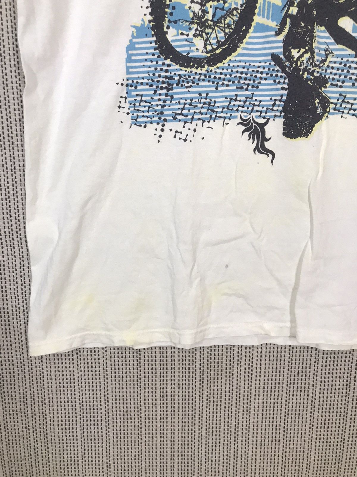 Stussy × Vintage ‼️VINTAGE STUSSY MUSIC SPELLOUT TSHIRT distressed‼️ Size US L / EU 52-54 / 3 - 2 Thumbnail