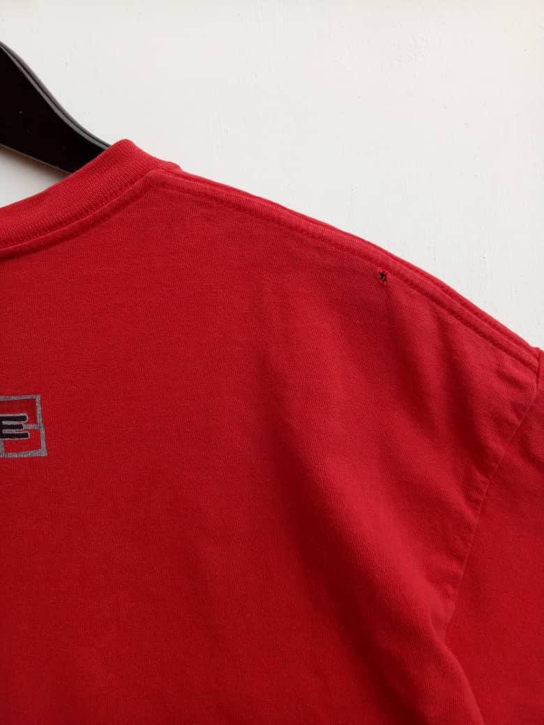Nike VINTAGE NIKE Swoosh USA sportwear athlete tee shirt Size US XL / EU 56 / 4 - 4 Thumbnail