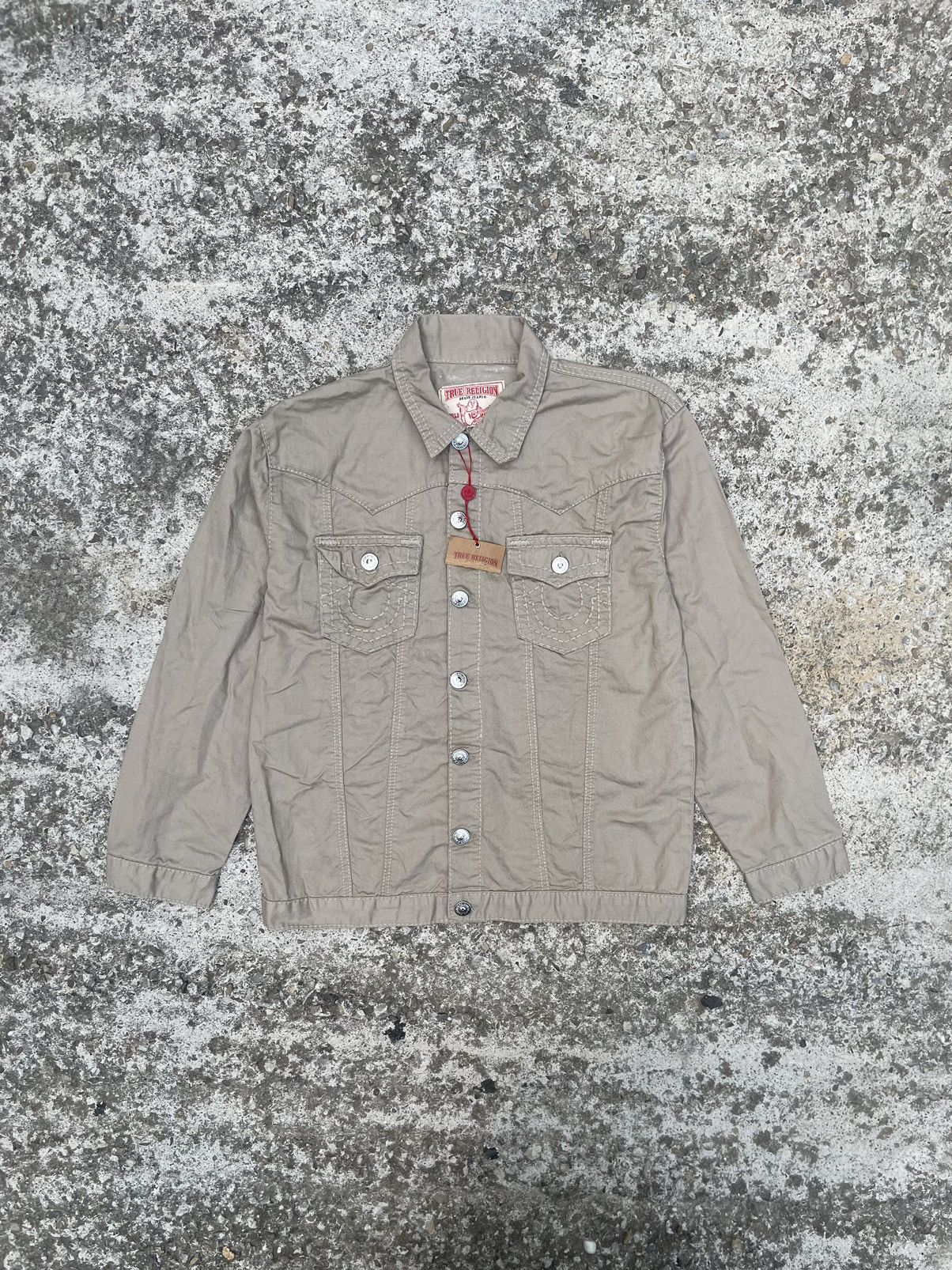 True Religion True Religion denim jacket Grailed