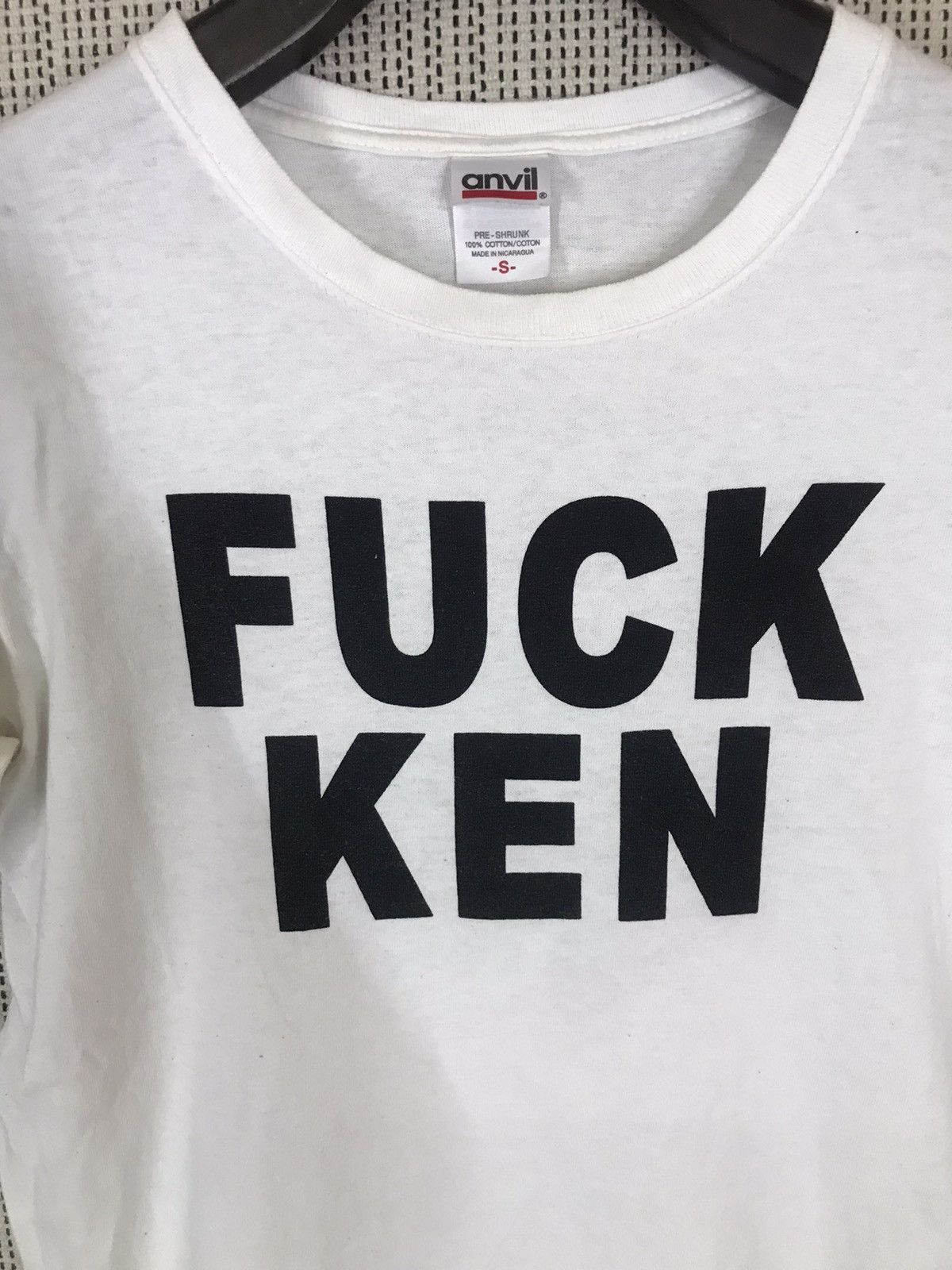 Anvil ‼️VINTAGE 90s PIZZA OF DEATH FUCK KEN TSHIRT very rare ‼️ Size US S / EU 44-46 / 1 - 3 Thumbnail