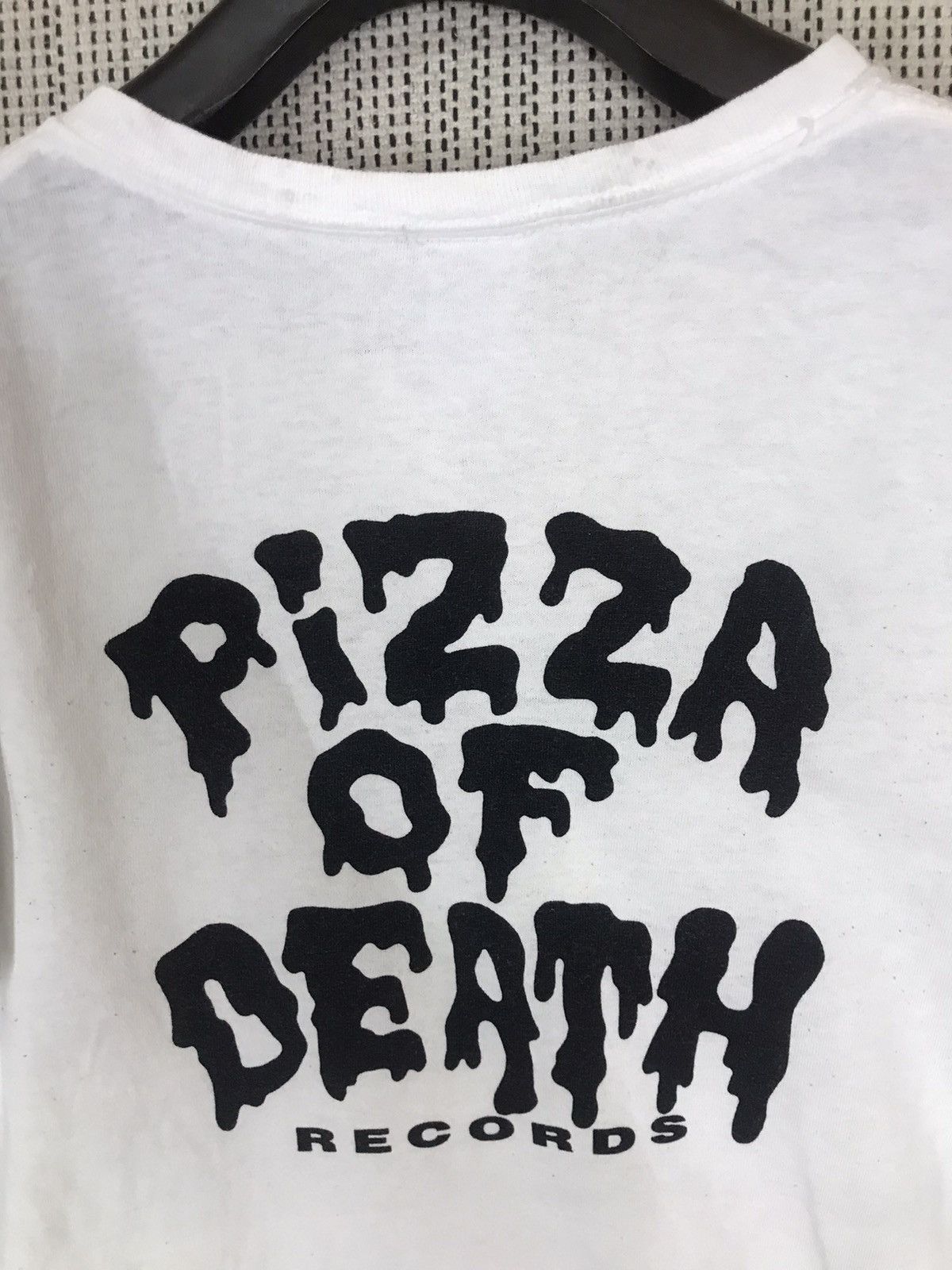 Anvil ‼️VINTAGE 90s PIZZA OF DEATH FUCK KEN TSHIRT very rare ‼️ Size US S / EU 44-46 / 1 - 6 Thumbnail
