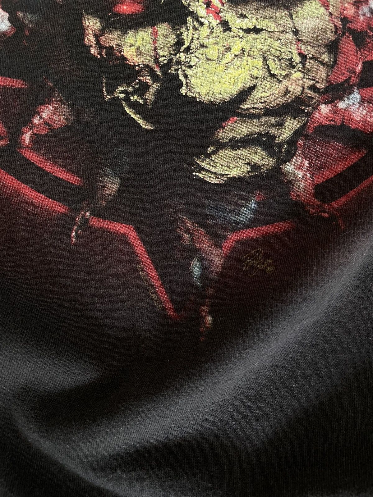Band Tees × Slayer × Vintage 2003 Slayer Devil Pentagon Shirt Size US L / EU 52-54 / 3 - 4 Thumbnail