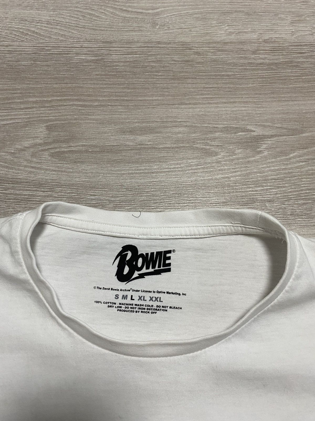 Band Tees David Bowie big logo face tee sz L Size US L / EU 52-54 / 3 - 4 Thumbnail