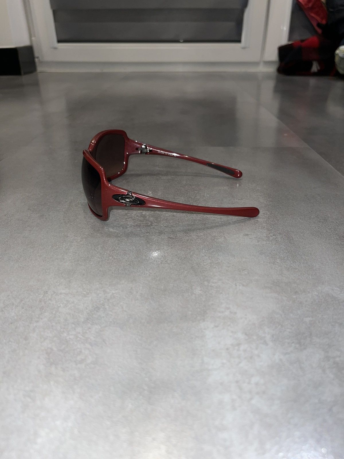 Oakley Oakley OO9168-03 "Break Point" Red Shine Sunglasses Size ONE SIZE - 5 Thumbnail