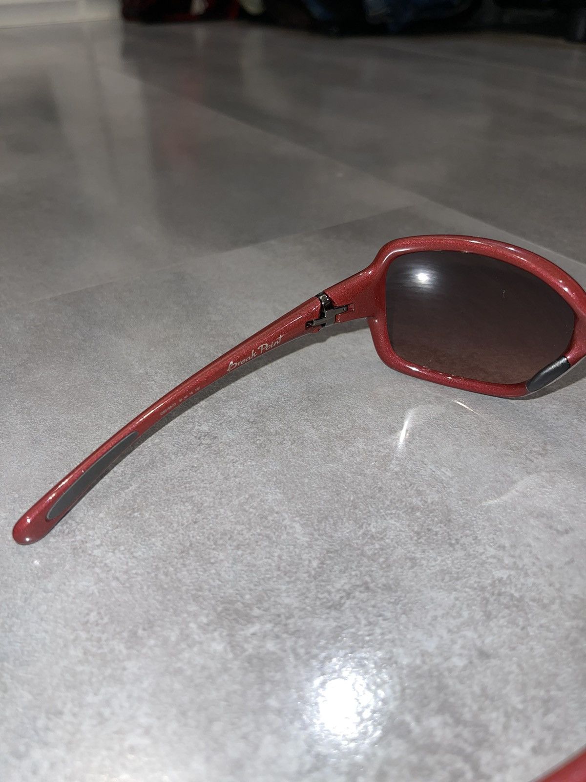 Oakley Oakley OO9168-03 "Break Point" Red Shine Sunglasses Size ONE SIZE - 12 Thumbnail