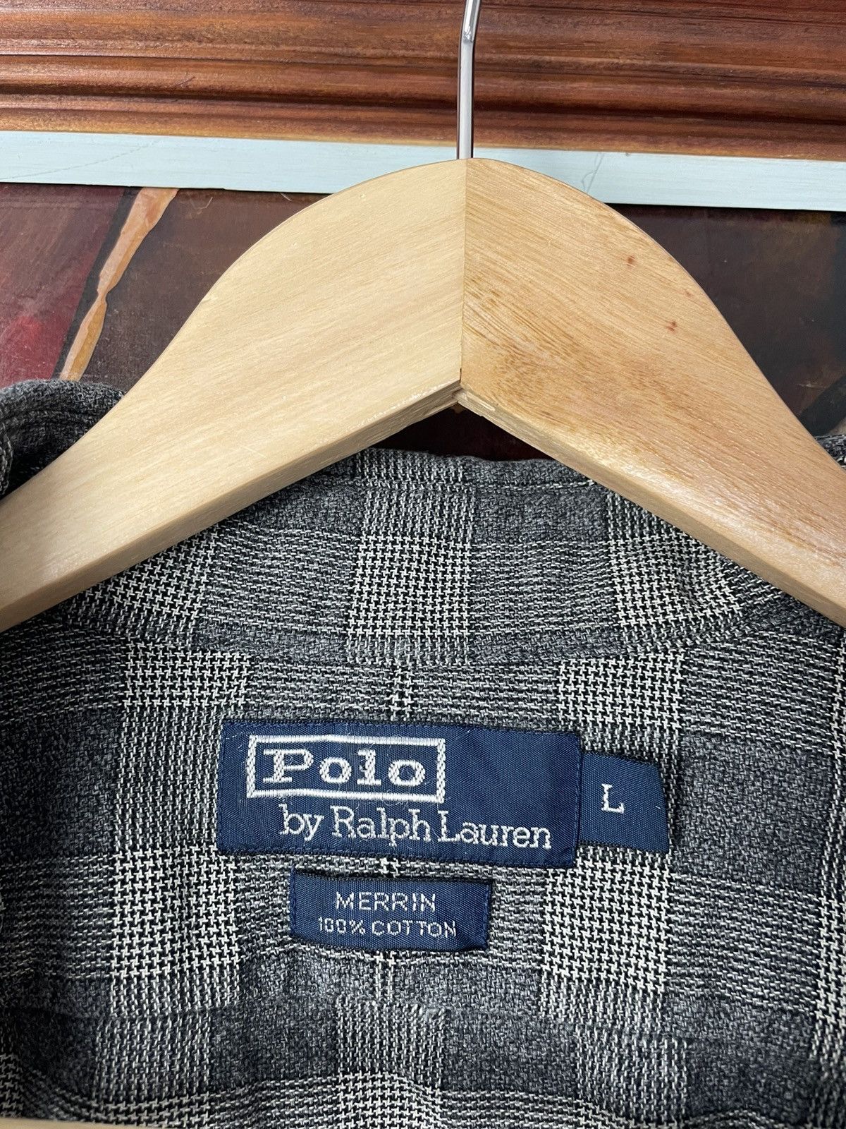 Ralph Lauren Polo Ralph Lauren Grey Checkered Button Up Shirt Casual Size US L / EU 52-54 / 3 - 5 Thumbnail