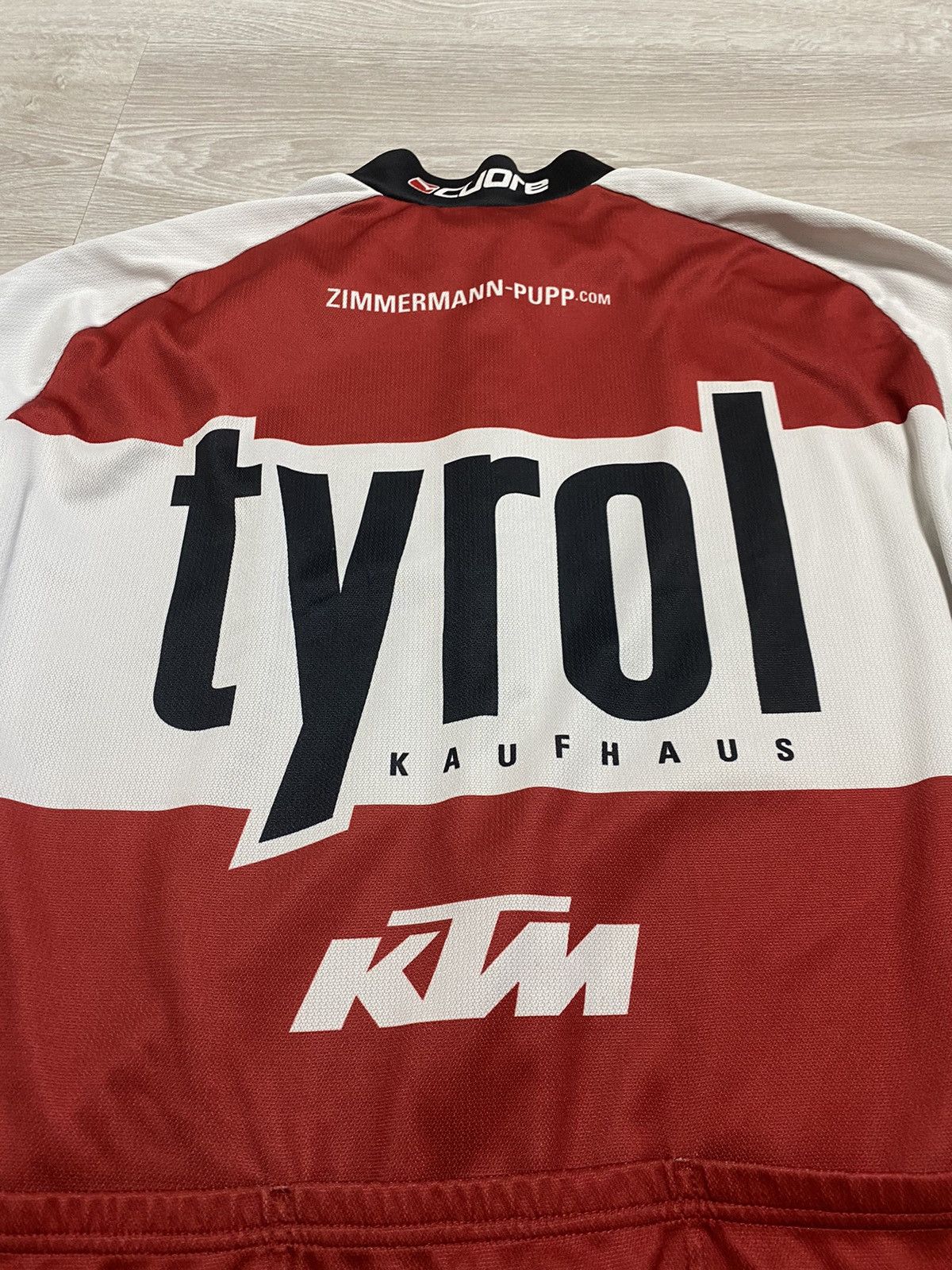 Vintage Vintage Cycle Cuore Tyrol KTM Racing sz L made in Italy Size US L / EU 52-54 / 3 - 15 Thumbnail