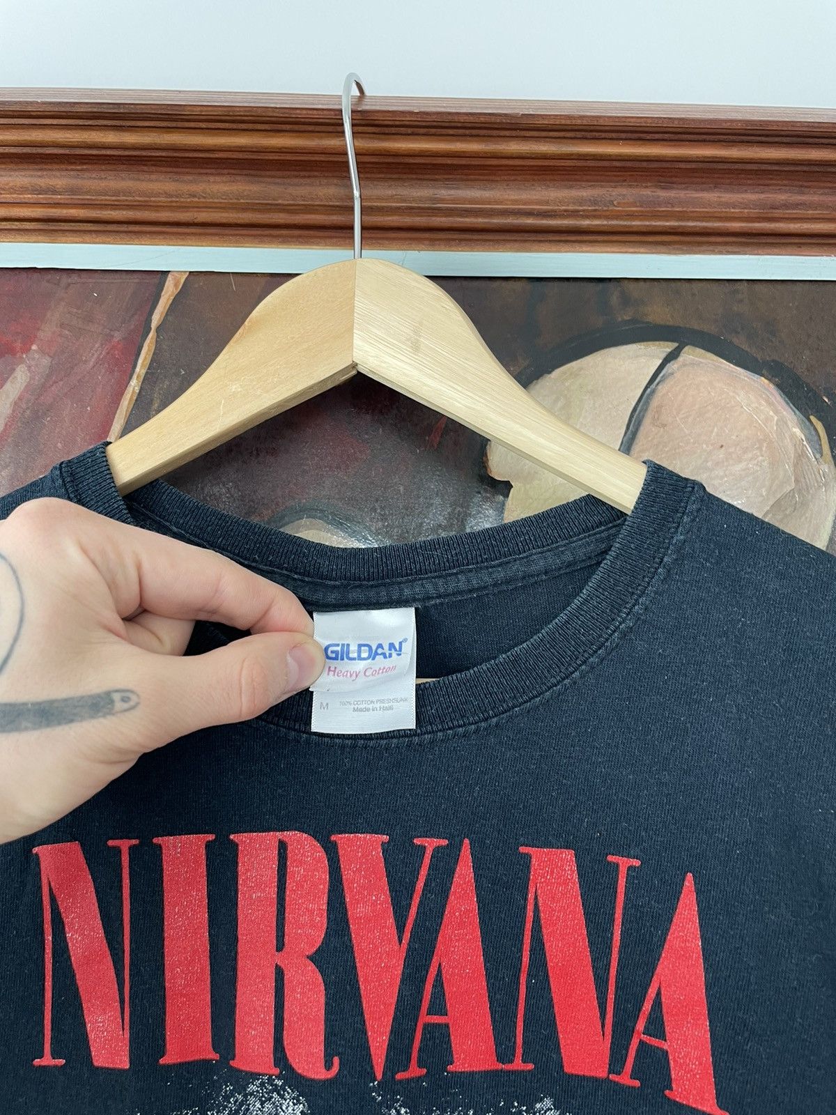 Band Tees Vintage Y2k Nirvana Band Tee Kurt Cobain Rare Rock Hype Size US M / EU 48-50 / 2 - 3 Thumbnail