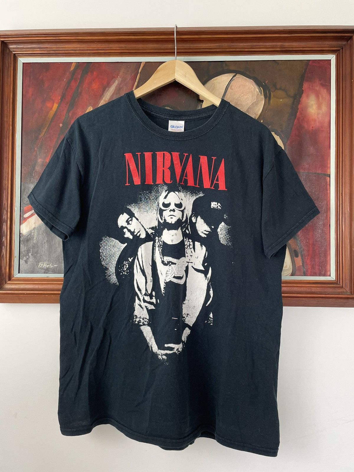 Band Tees Vintage Y2k Nirvana Band Tee Kurt Cobain Rare Rock Hype Size US M / EU 48-50 / 2 - 1 Thumbnail