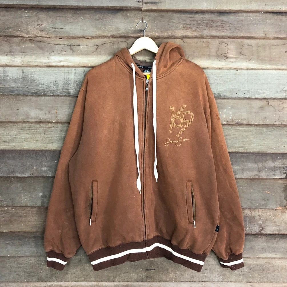 Sean John Sean John Brown Big Logo Sweatshirt #3884 Size US XXL / EU 58 / 5 - 17 Thumbnail