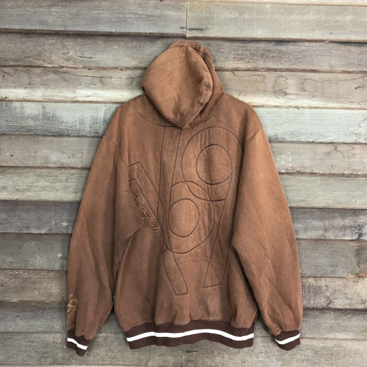 Sean John Sean John Brown Big Logo Sweatshirt #3884 Size US XXL / EU 58 / 5 - 1 Thumbnail