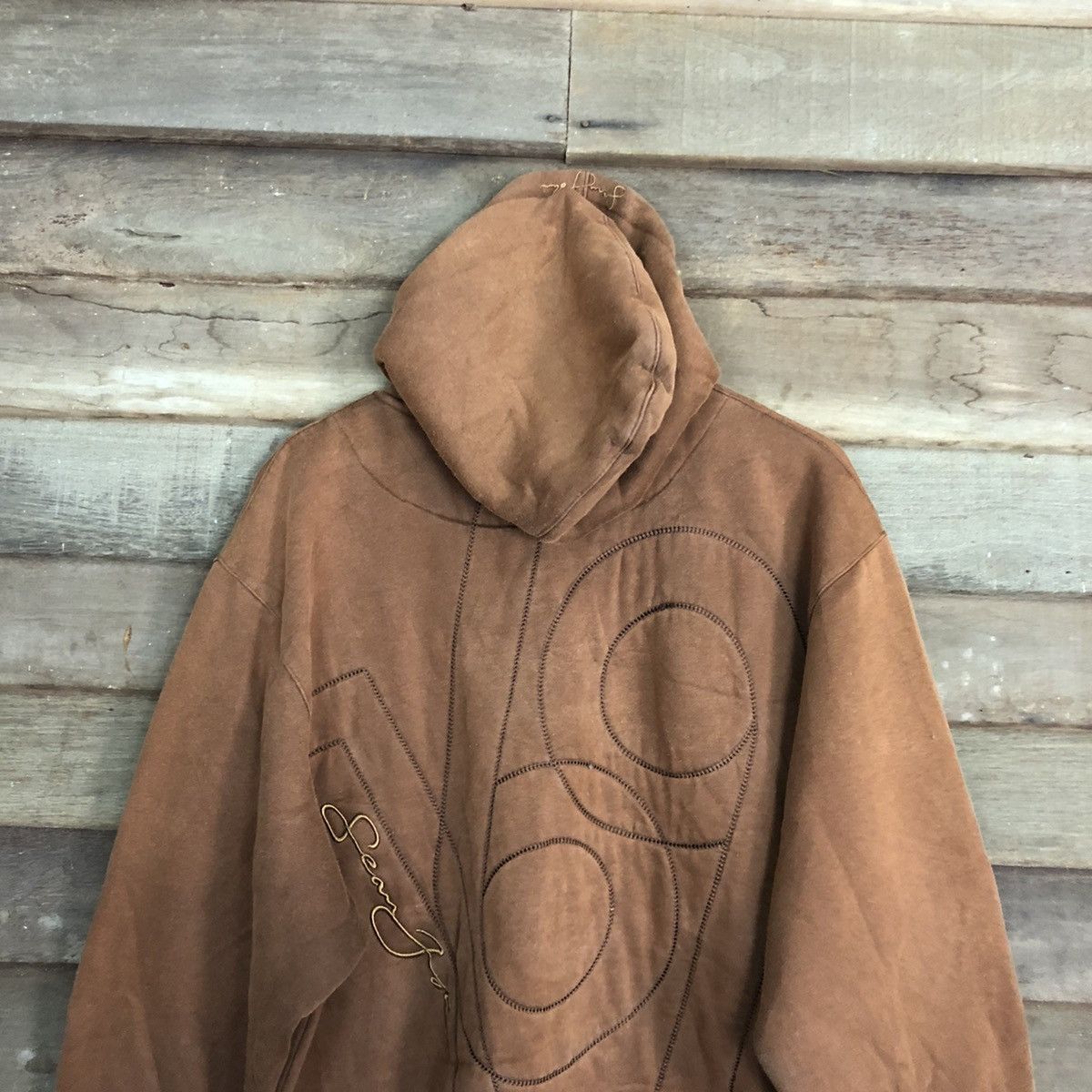 Sean John Sean John Brown Big Logo Sweatshirt #3884 Size US XXL / EU 58 / 5 - 2 Thumbnail
