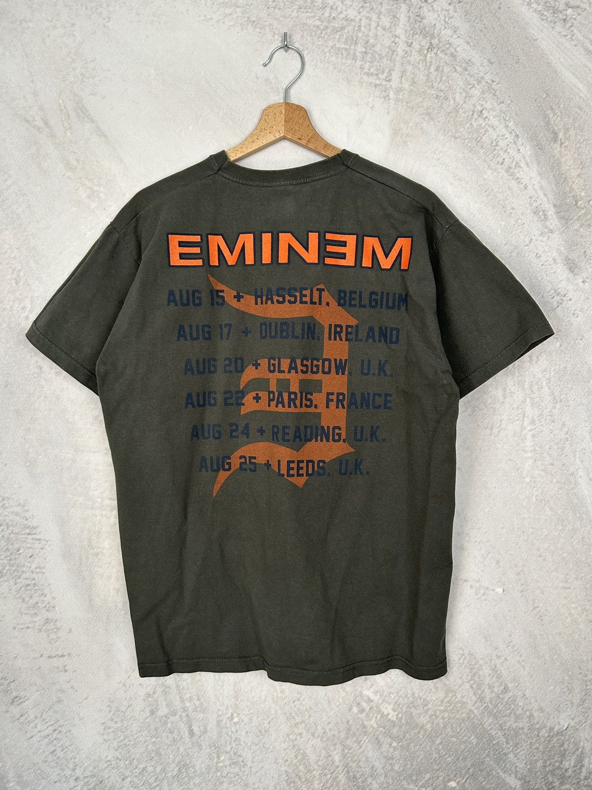Eminem Vintage Eminem 2013 Euro Tour Rap Tee Graphic Hype Size US L / EU 52-54 / 3 - 2 Thumbnail