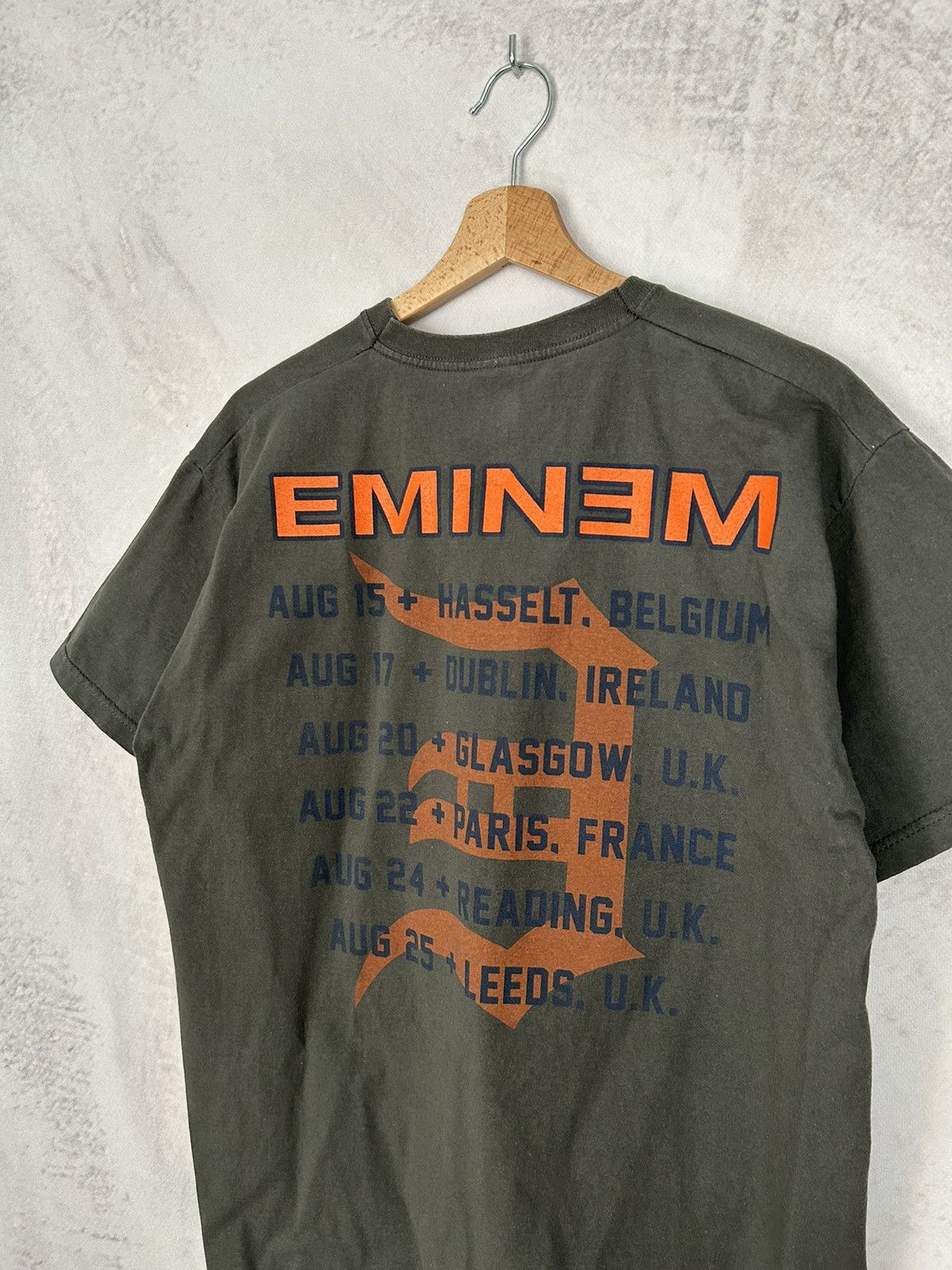 Eminem Vintage Eminem 2013 Euro Tour Rap Tee Graphic Hype Size US L / EU 52-54 / 3 - 4 Thumbnail
