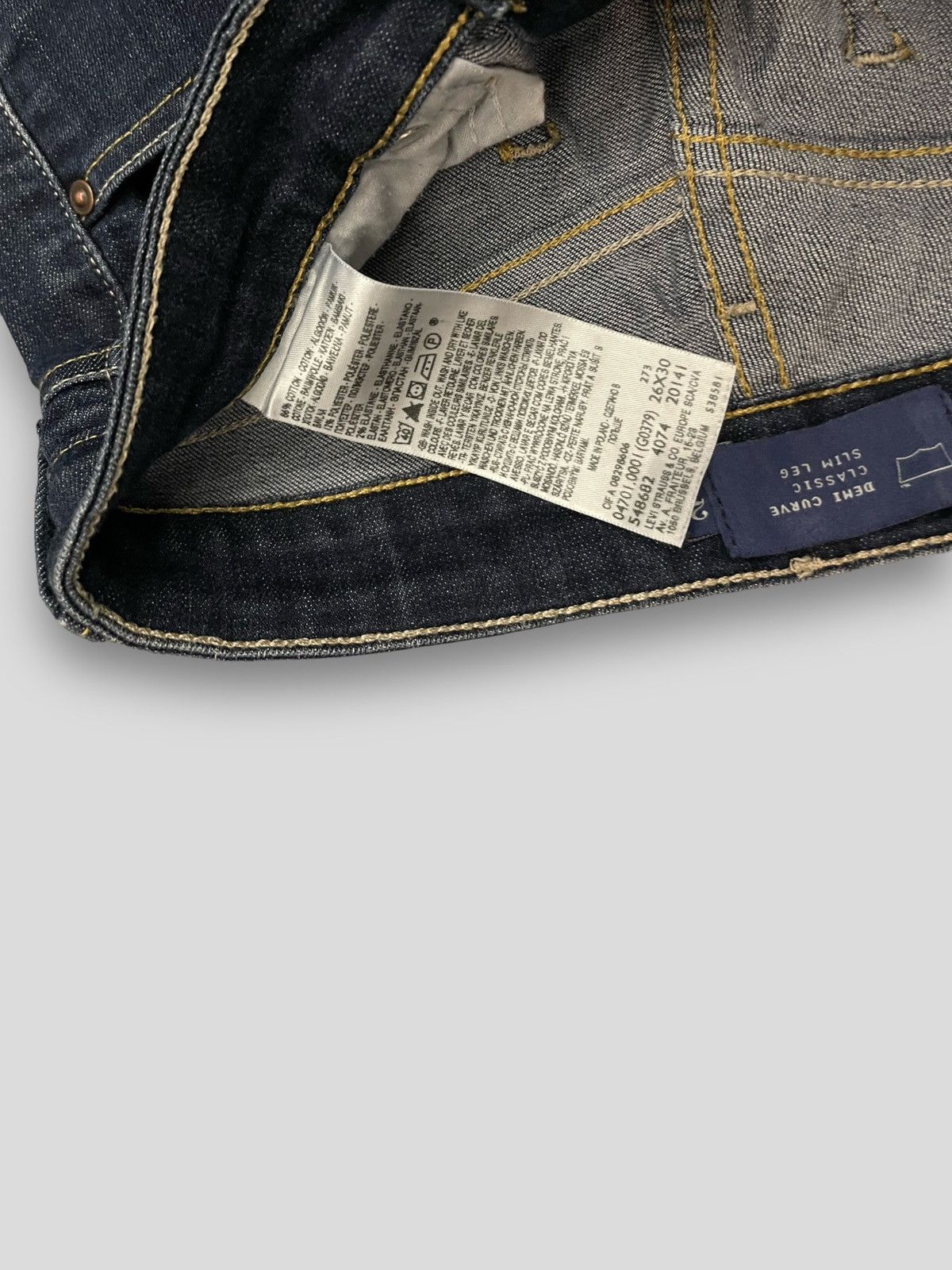 Levi's Vintage Levi's San Francisco Dark Indigo Denim Pants Size 26" / US 2 / IT 38 - 10 Thumbnail