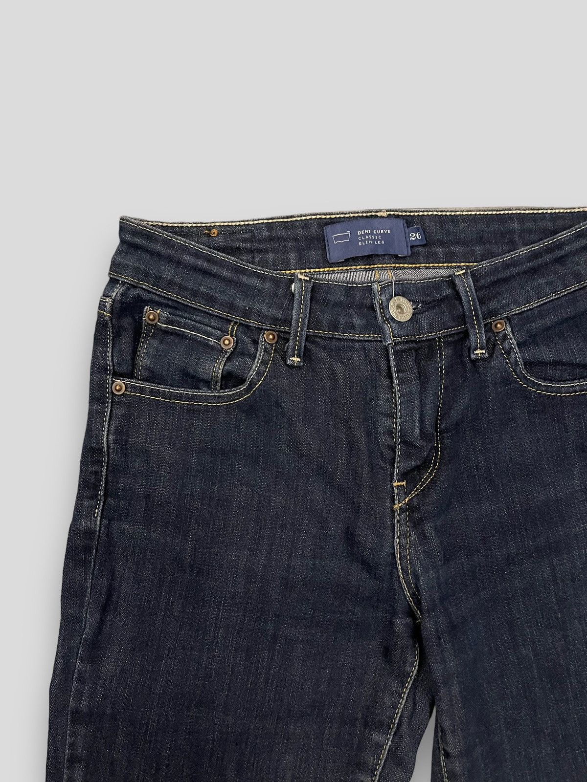 Levi's Vintage Levi's San Francisco Dark Indigo Denim Pants Size 26" / US 2 / IT 38 - 4 Thumbnail