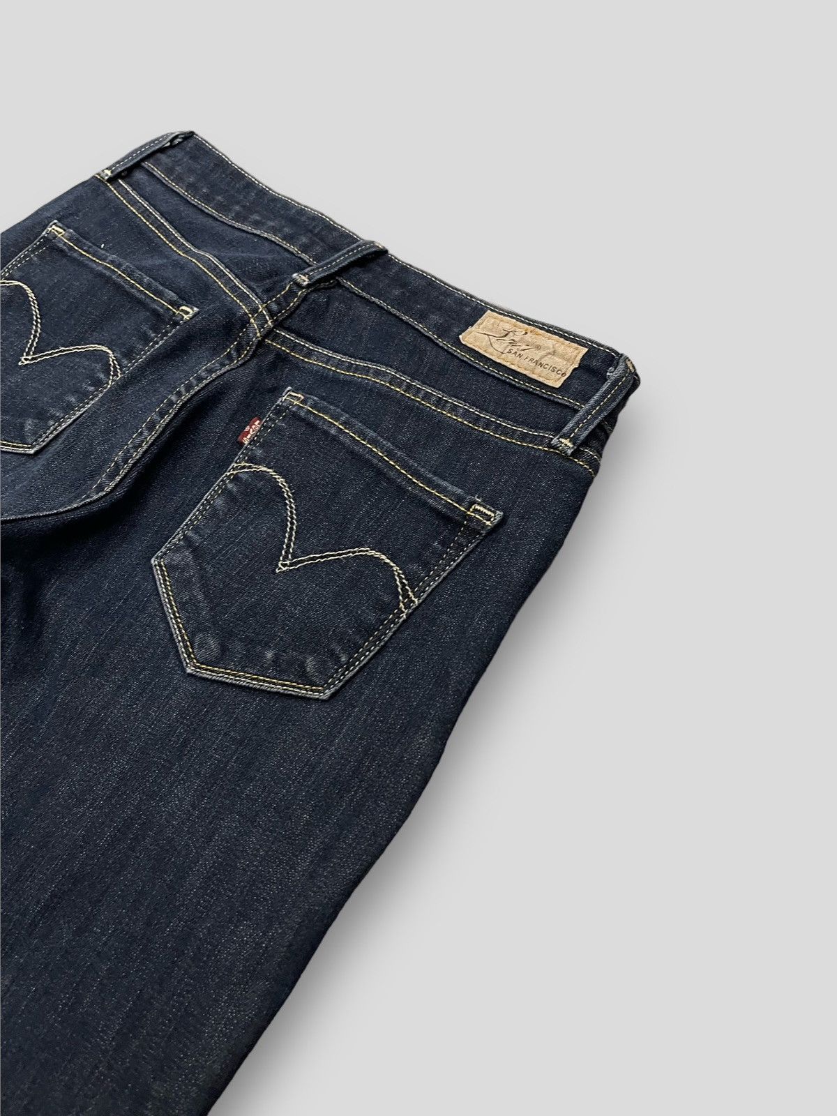 Levi's Vintage Levi's San Francisco Dark Indigo Denim Pants Size 26" / US 2 / IT 38 - 7 Thumbnail