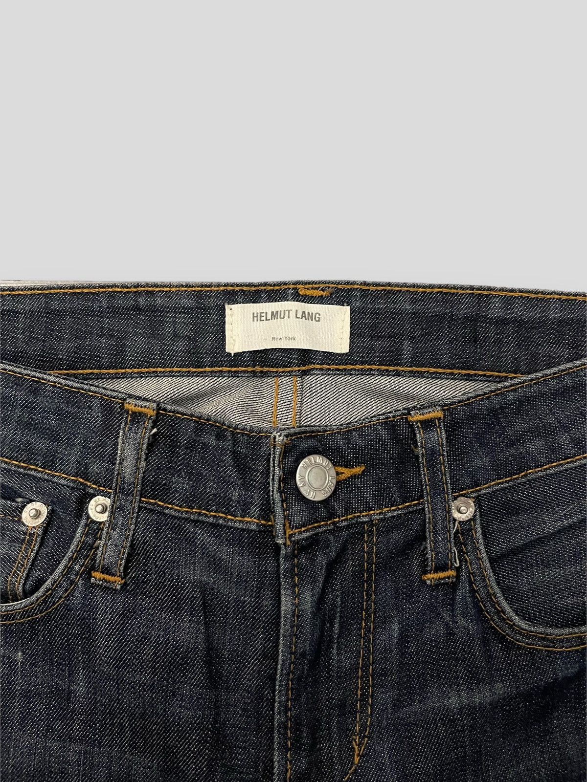 Helmut Lang Vintage Helmut Lang Dark Indigo Denim Pants Size 27" / US 4 / IT 40 - 7 Thumbnail