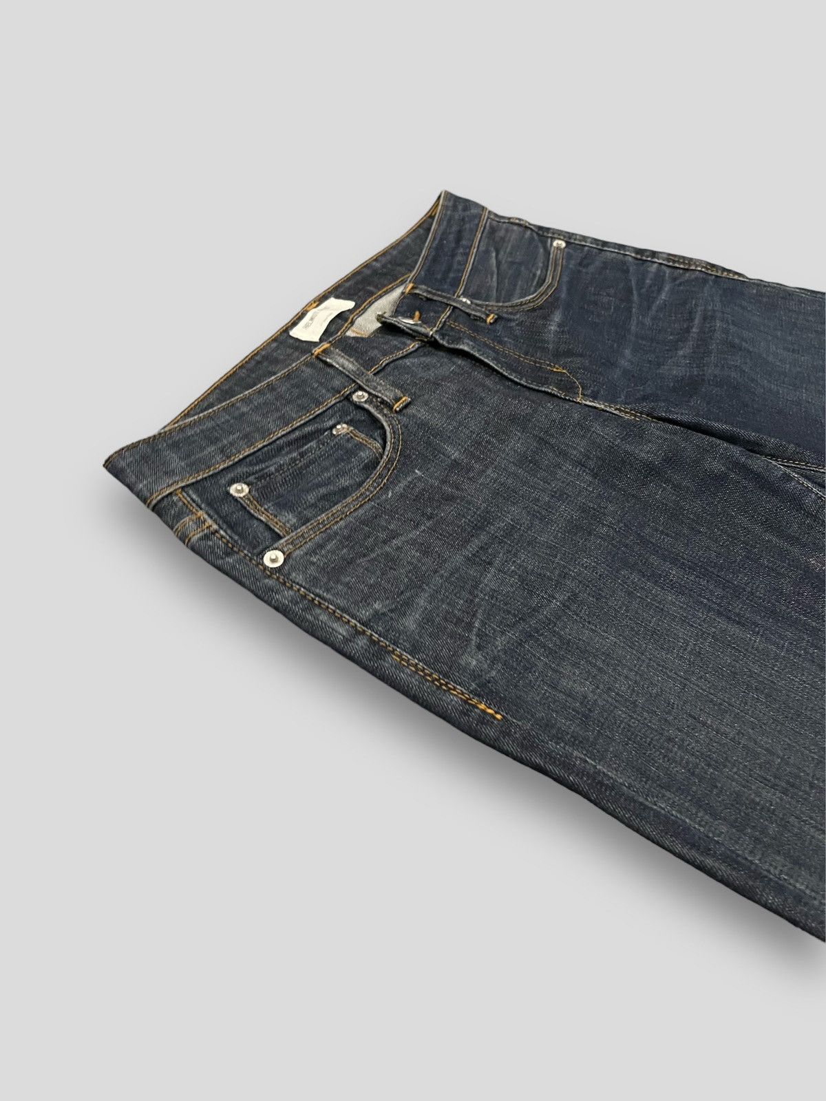 Helmut Lang Vintage Helmut Lang Dark Indigo Denim Pants Size 27" / US 4 / IT 40 - 3 Thumbnail