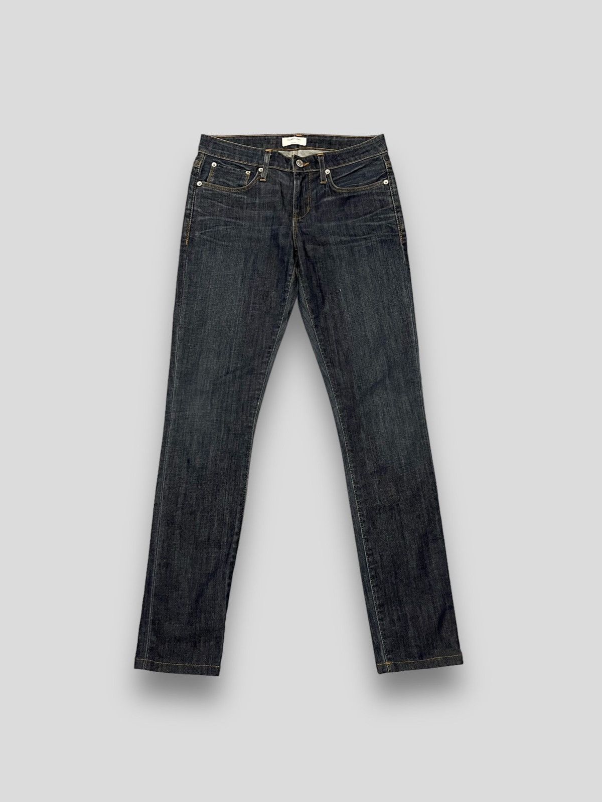 Helmut Lang Vintage Helmut Lang Dark Indigo Denim Pants Size 27" / US 4 / IT 40 - 1 Thumbnail
