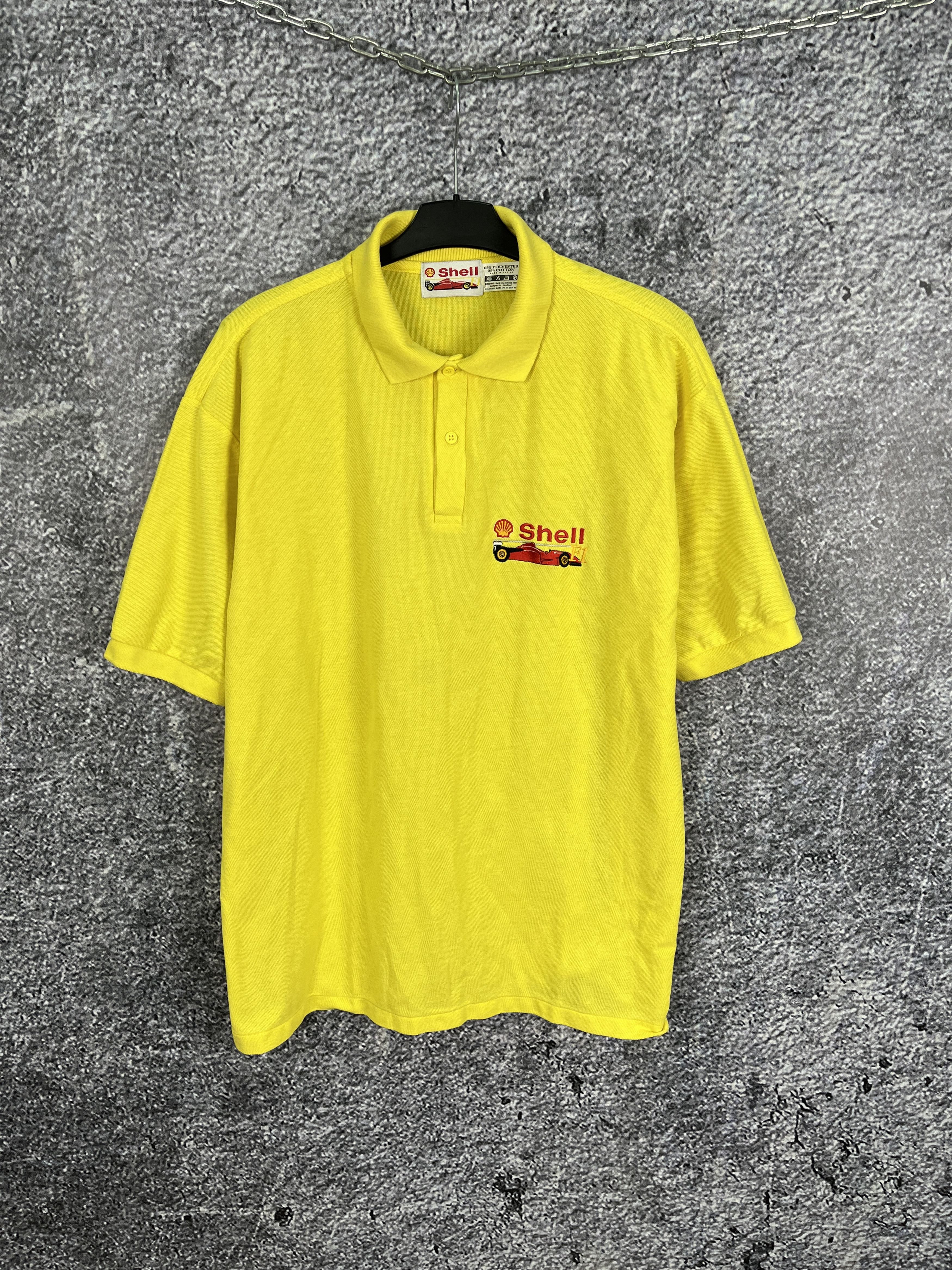 Formula 1 Vintage Mclaren Shell F1 Racing Polo Shirt 90s Retro Size XL Size US XL / EU 56 / 4 - 1 Thumbnail