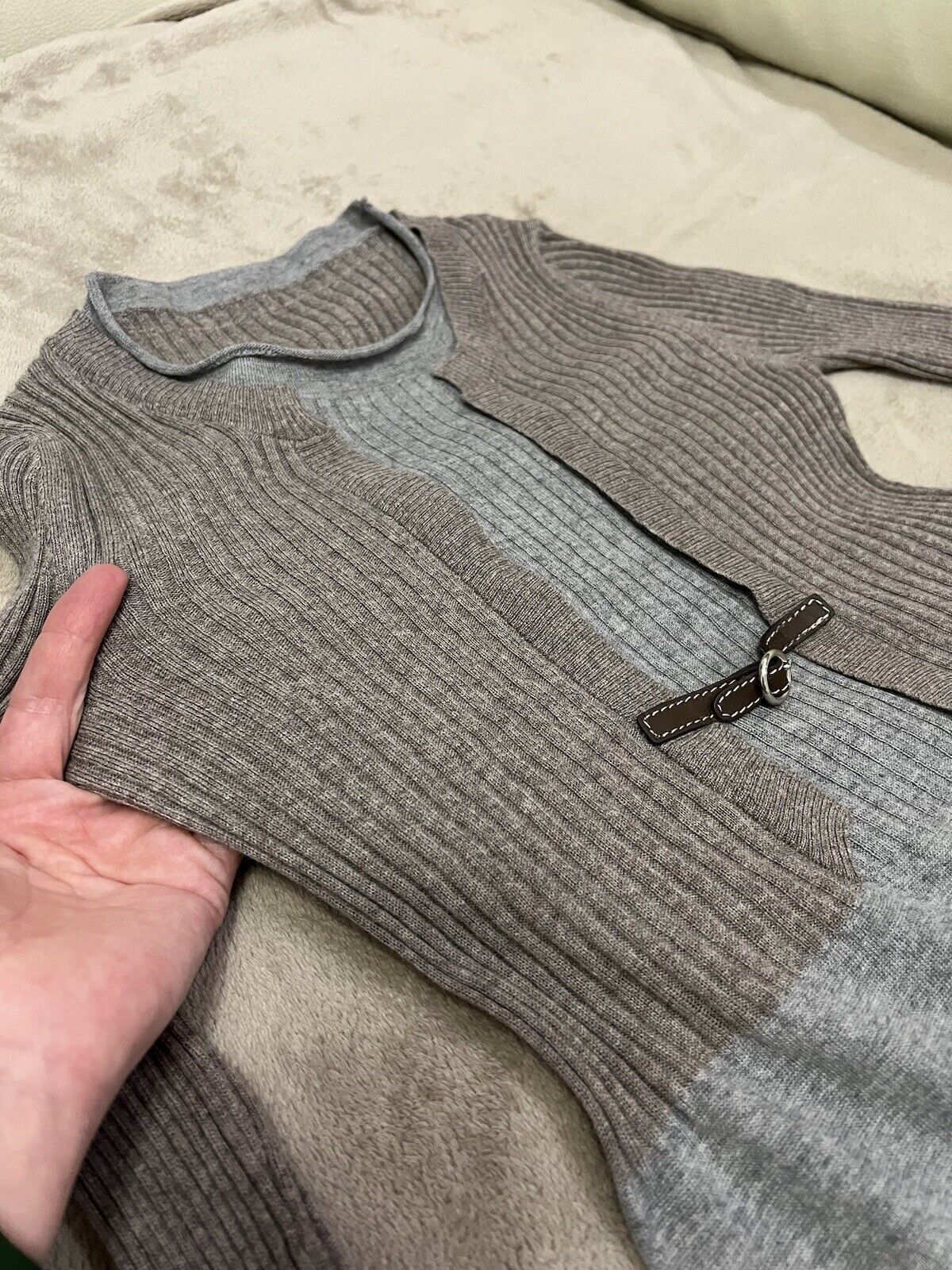 Fabiana Filippi Fabiana Filippi Wool Dress Grey/Brown Size XS Size XS / US 0-2 / IT 36-38 - 12 Thumbnail
