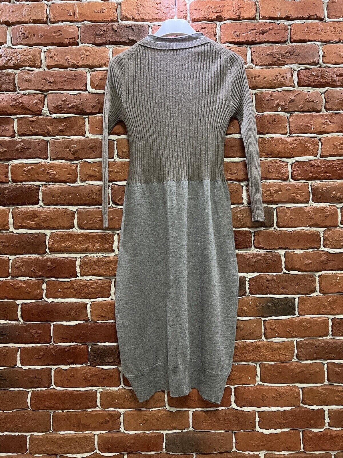 Fabiana Filippi Fabiana Filippi Wool Dress Grey/Brown Size XS Size XS / US 0-2 / IT 36-38 - 5 Thumbnail