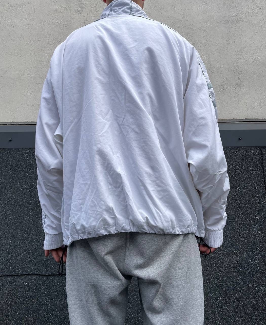 Fred Perry × Vintage White Fred Perry Spellout Logo Anorak Jacket XL Size US XL / EU 56 / 4 - 3 Thumbnail